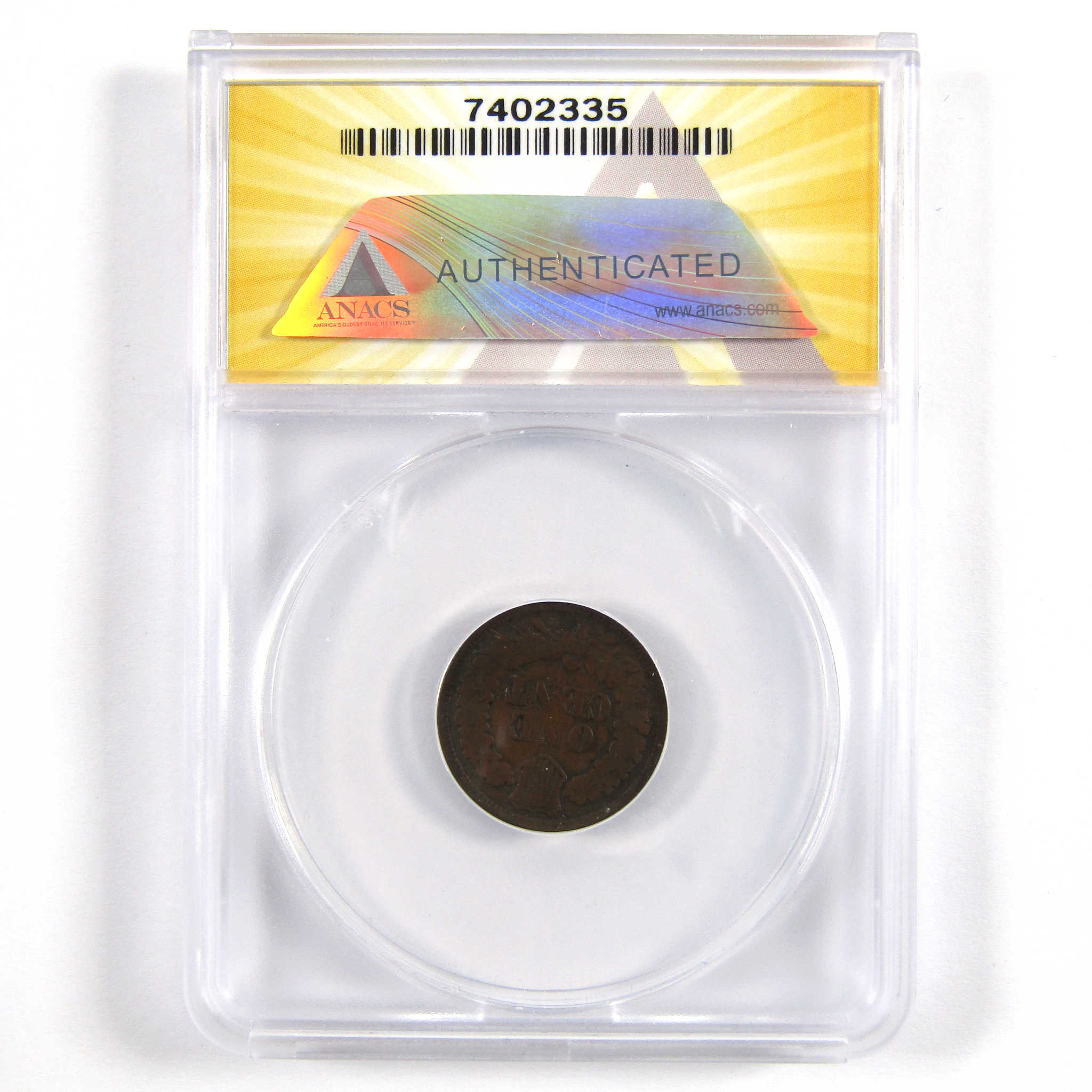 1868 Indian Head Cent G 4 ANACS Penny 1c Coin SKU:I11055