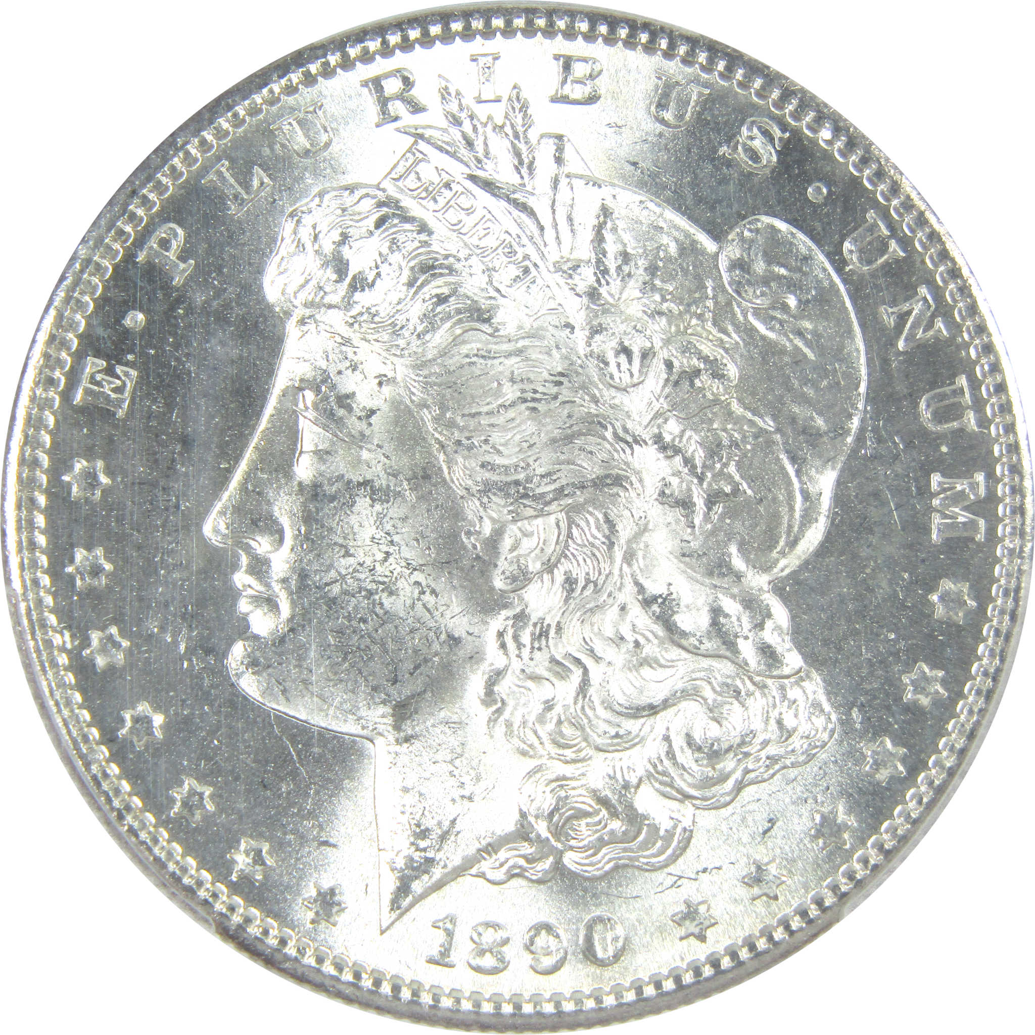 1890 S Morgan Dollar MS 63 PCGS Silver $1 Uncirculated Coin SKU:I16437 - Morgan coin - Morgan silver dollar - Morgan silver dollar for sale - Profile Coins &amp; Collectibles