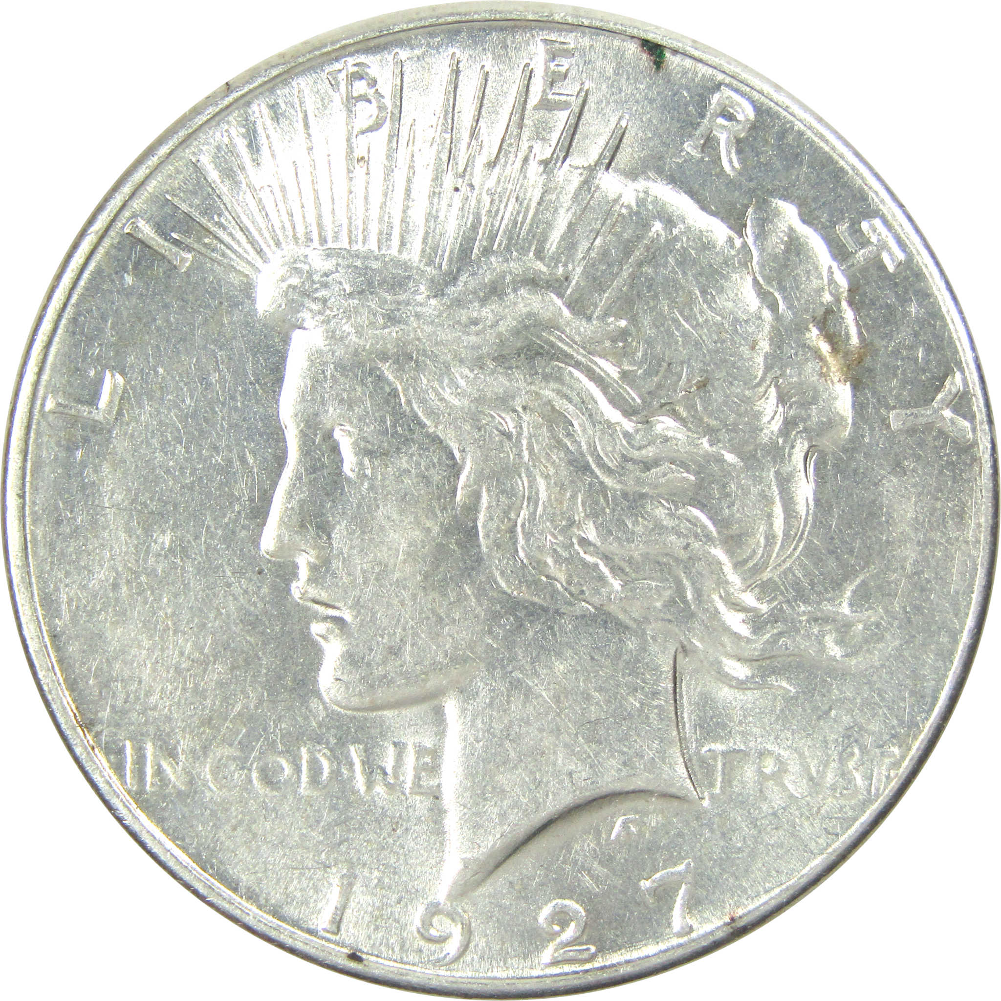 1927 S Peace Dollar CH AU Choice About Uncirculated Silver SKU:I15591