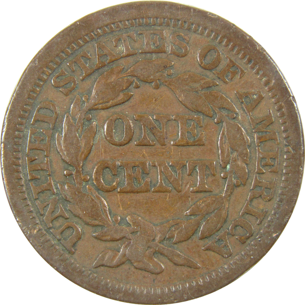 1846 Large Date Braided Hair Copper Large Cent VG Very Good SKU:CP1807