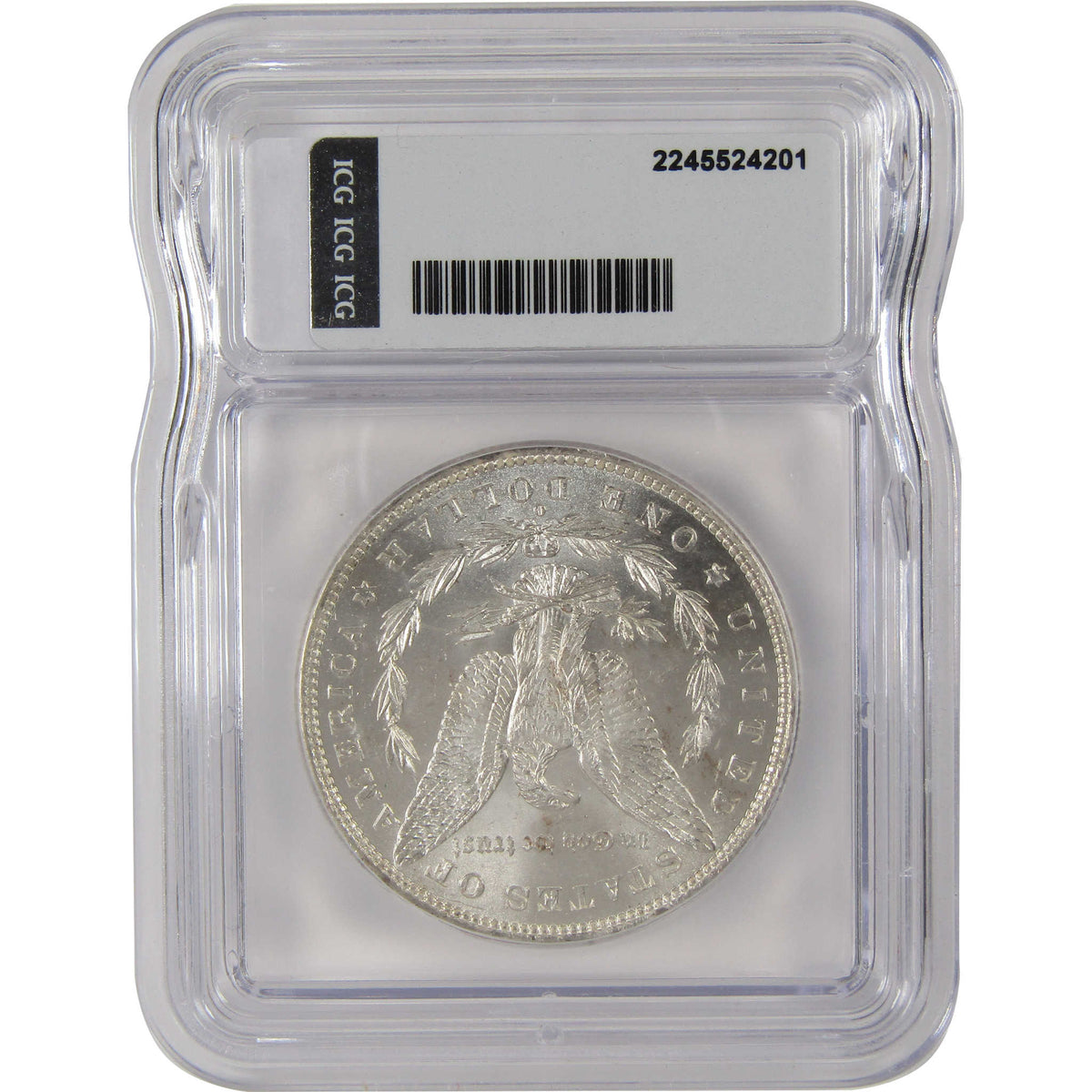 1882 O Morgan Silver Dollar MS 64 ICG Uncirculated $1 Coin SKU:I29176