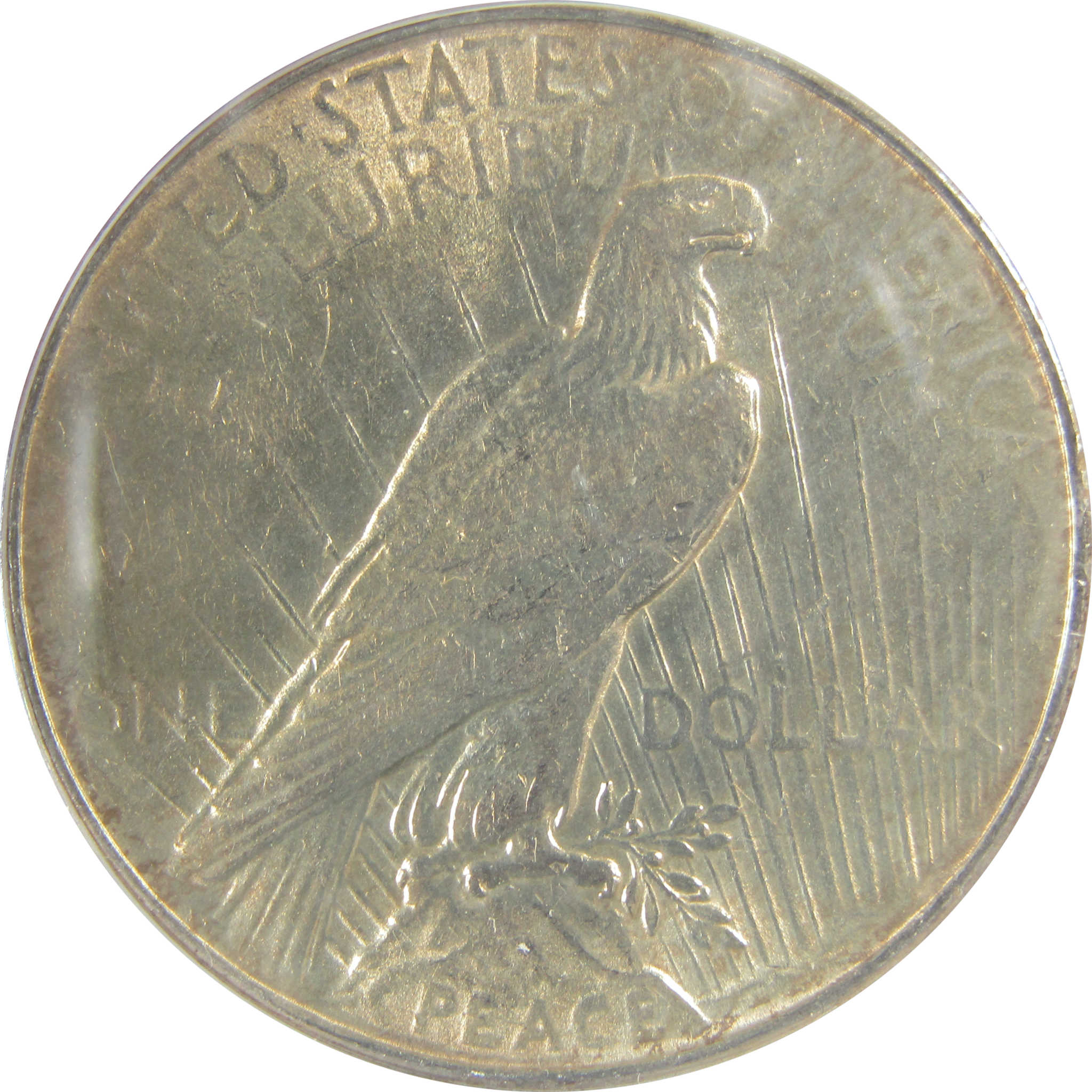 1935 Peace Dollar AU 58 Details ANACS Silver $1 Coin SKU:I21620