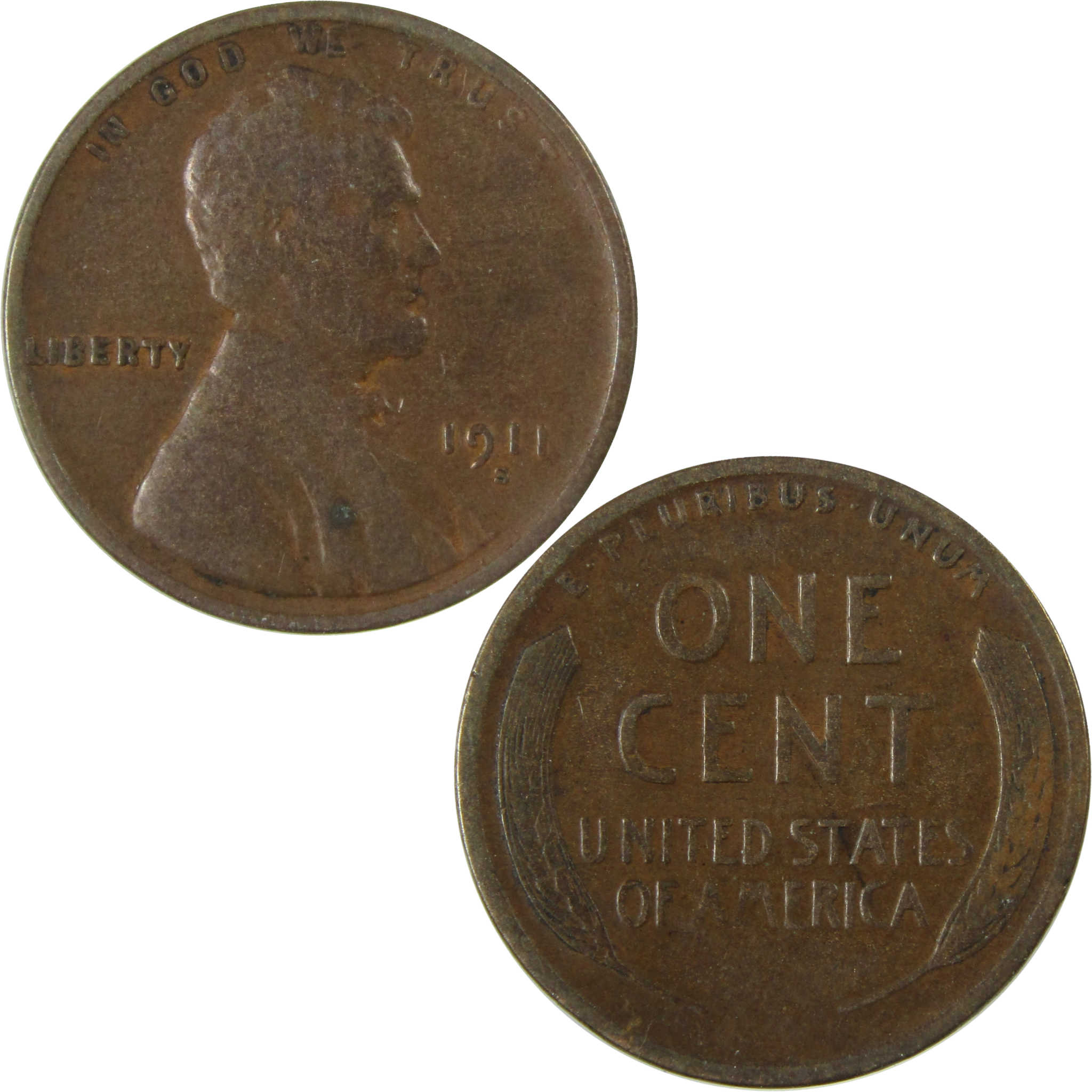 1911 S Lincoln Wheat Cent VF Very Fine Details Penny SKU:I27661