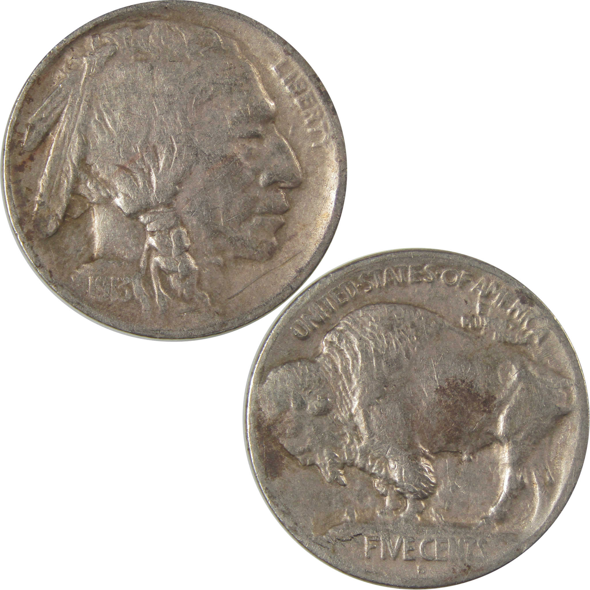 1913 S Type 1 Indian Head Buffalo Nickel F Fine Details SKU:I22894