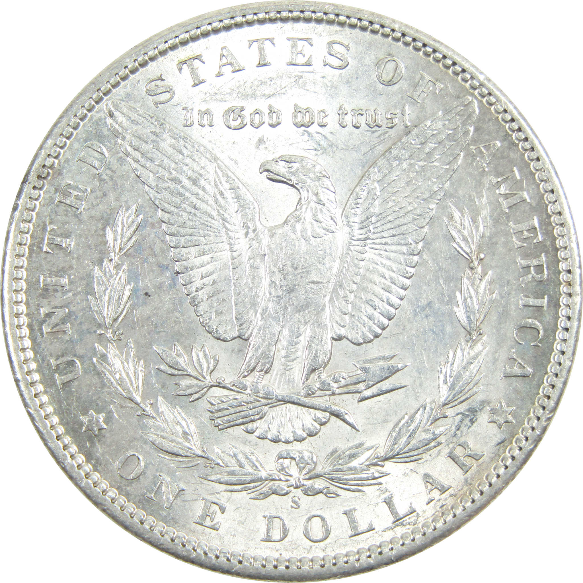 1898 S Morgan Dollar Borderline Uncirculated Silver $1 Coin SKU:I14328 - Morgan coin - Morgan silver dollar - Morgan silver dollar for sale - Profile Coins &amp; Collectibles