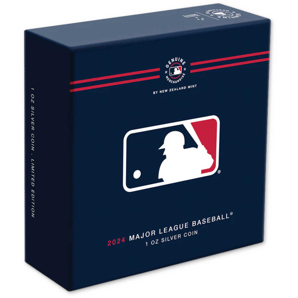 Major League Baseball 1 oz Silver $2 Proof Coin 2024 COA SKU:OPC182