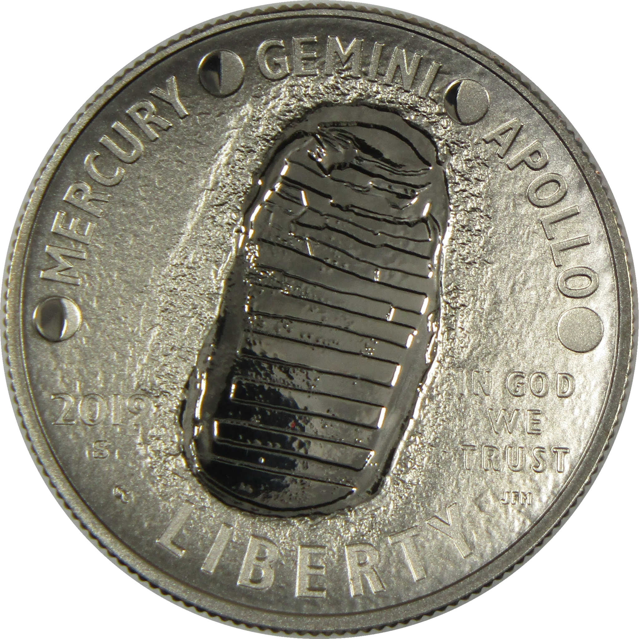 2019 S Apollo 11 50th Anniversary Commemorative Clad Half Dollar Proof