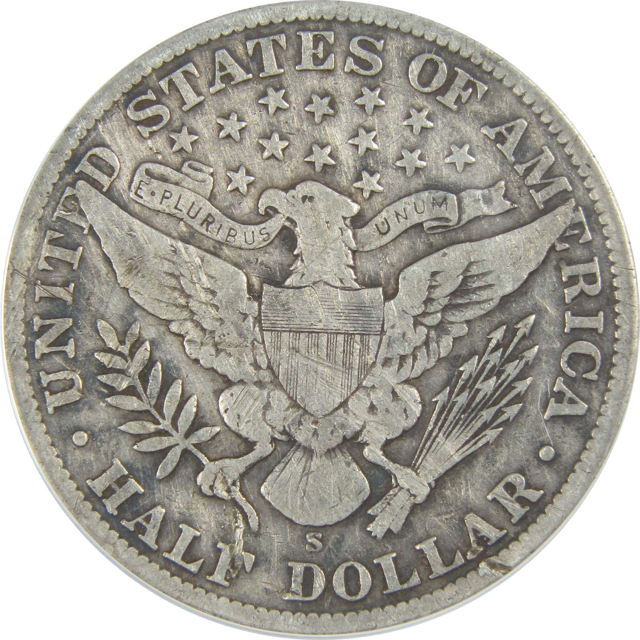 1910 S Barber Half Dollar F 15 Details ANACS Silver 50c SKU:I16173