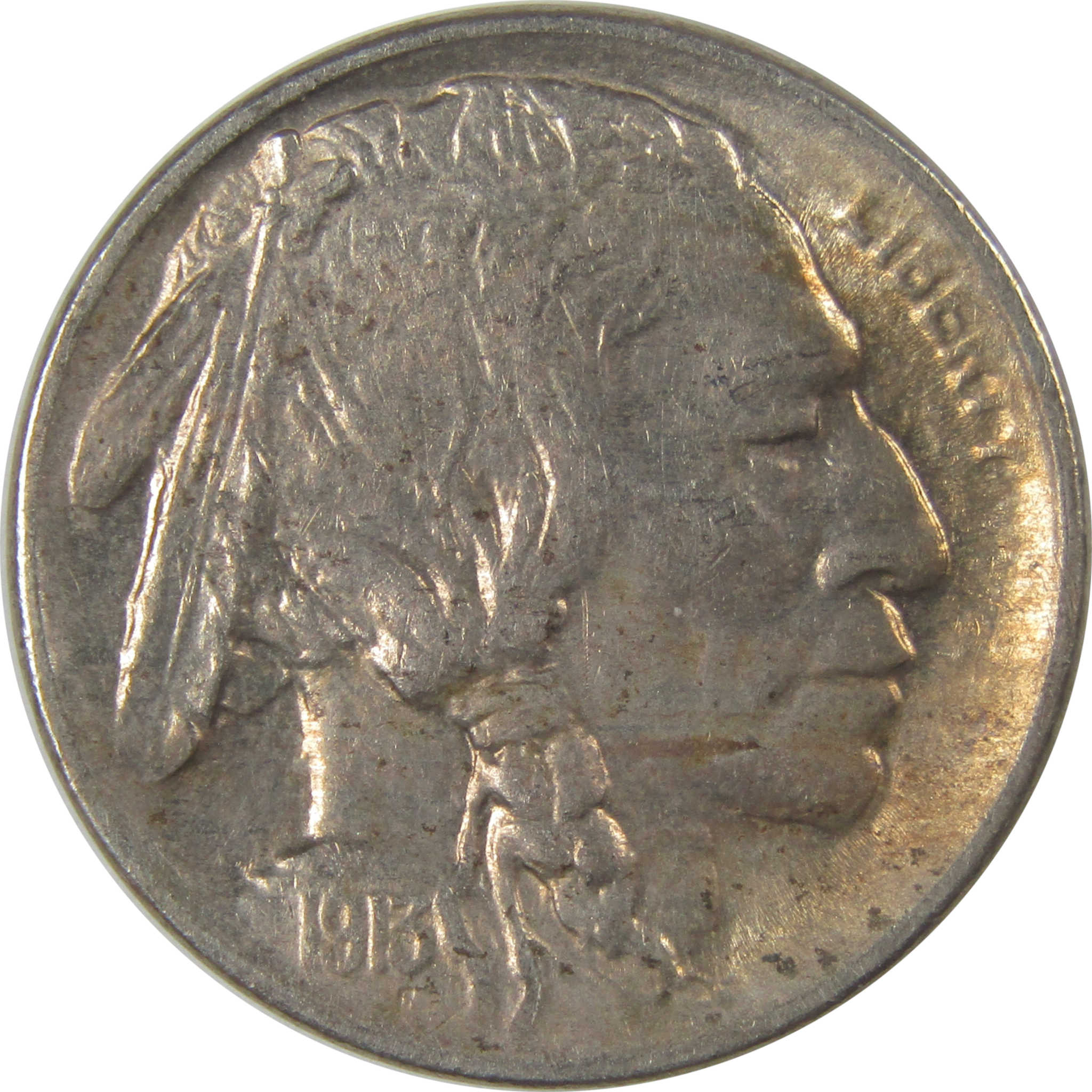 1913 S Type 1 Buffalo Nickel XF EF Extremely Fine Details SKU:I22857