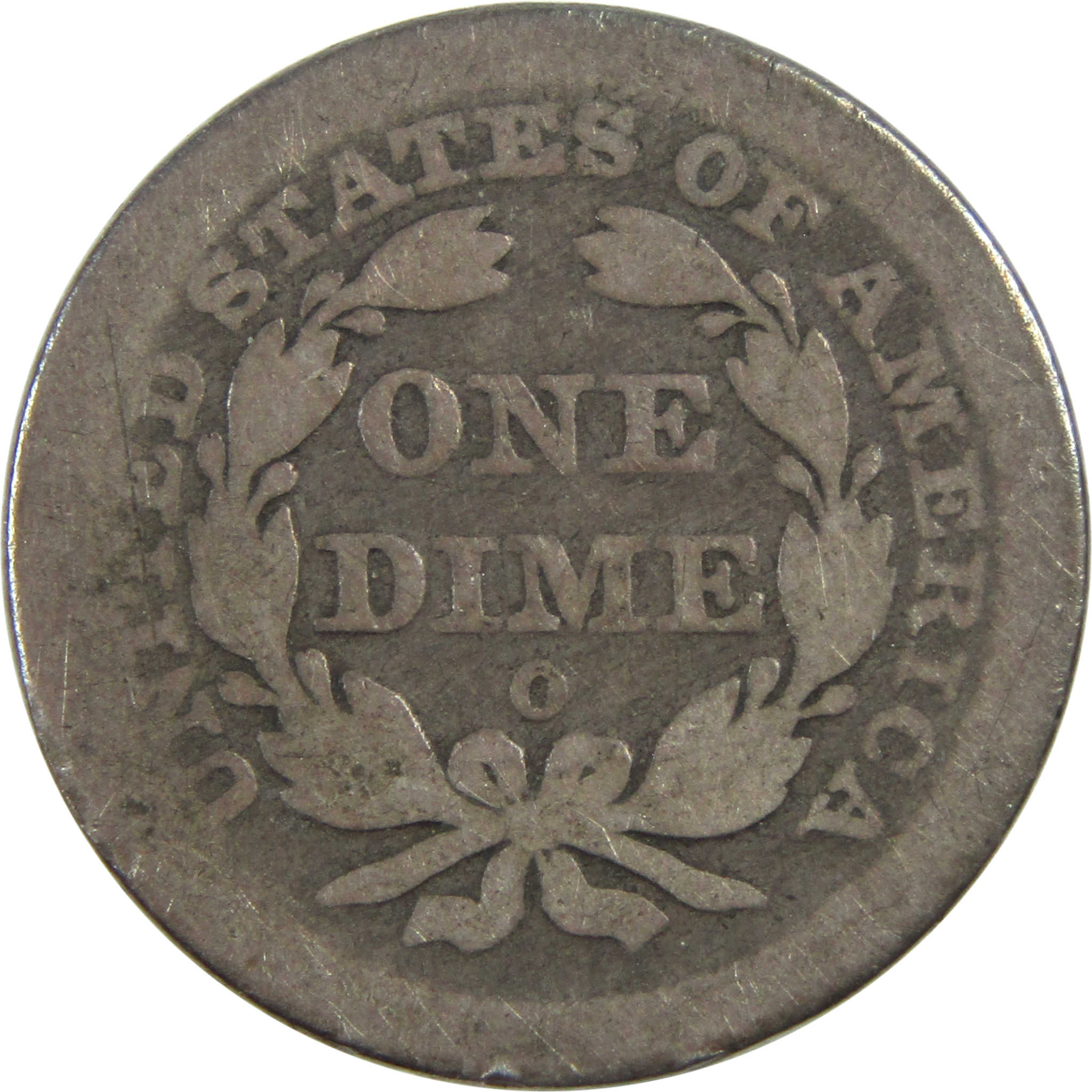 1841 O Seated Liberty Dime G Good Silver 10c Coin SKU:I13272