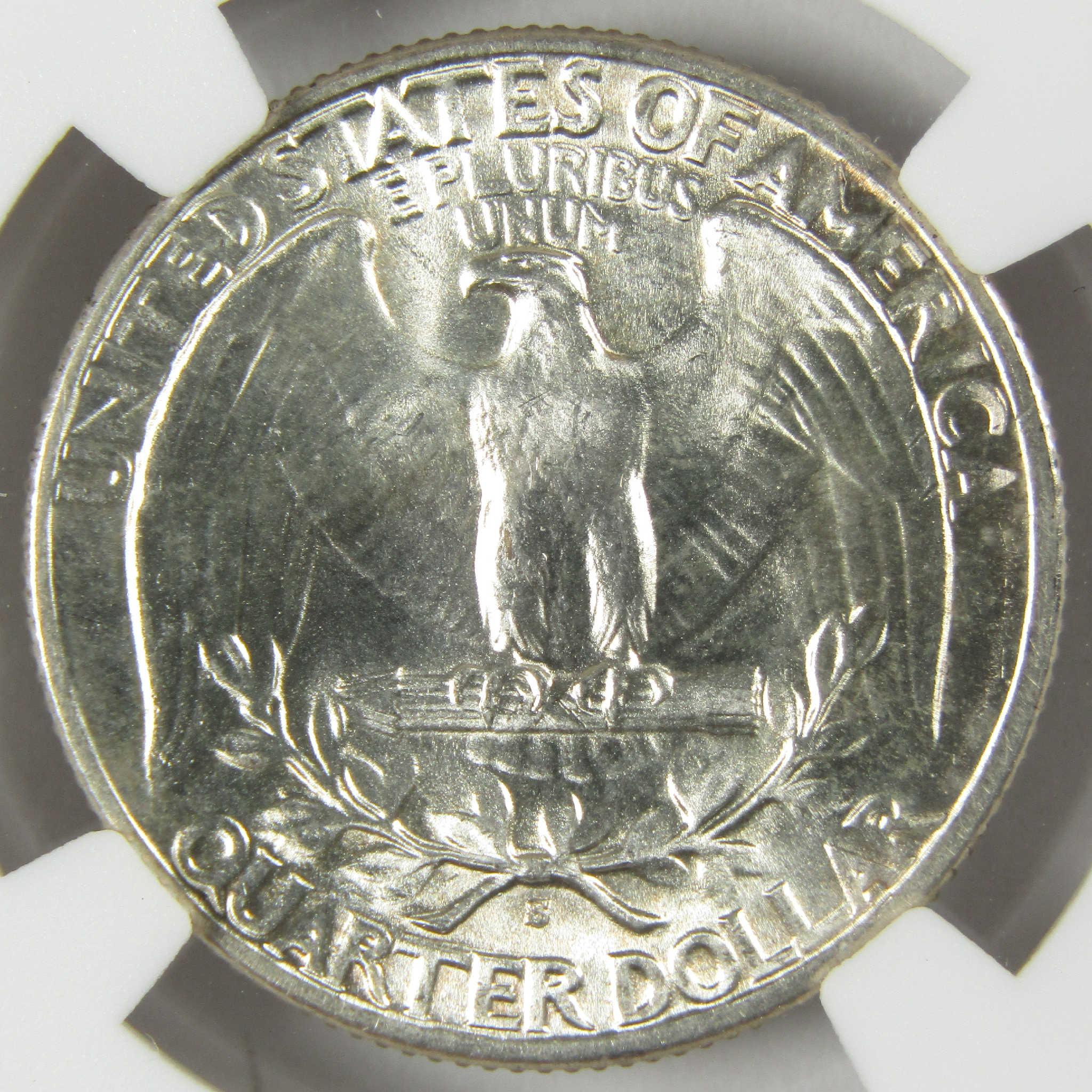 1937 S Washington Silver Quarter MS 65 NGC Uncirculated 25c Coin