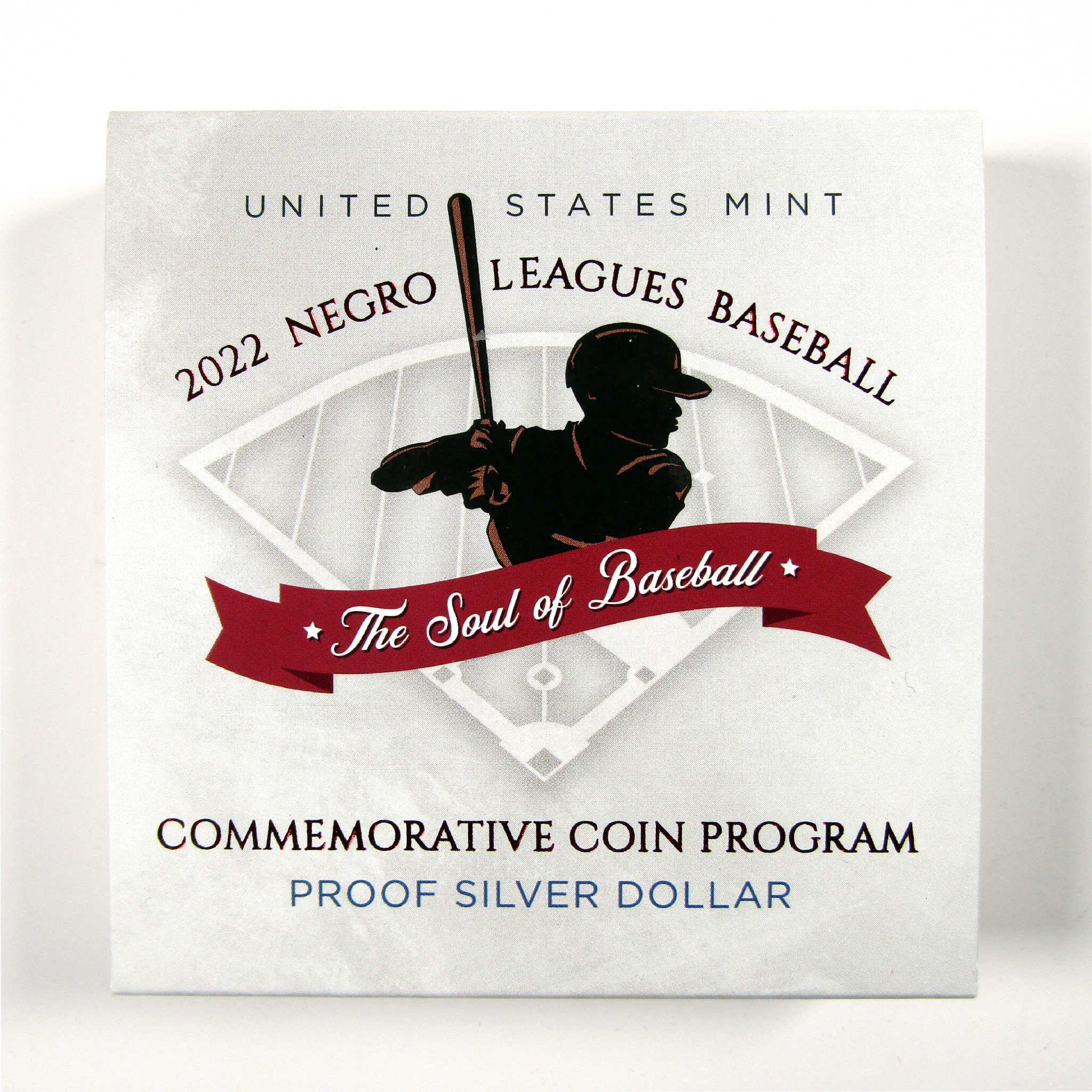 Negro Leagues Baseball Commemorative 2022 P Proof Silver $1 OGP COA
