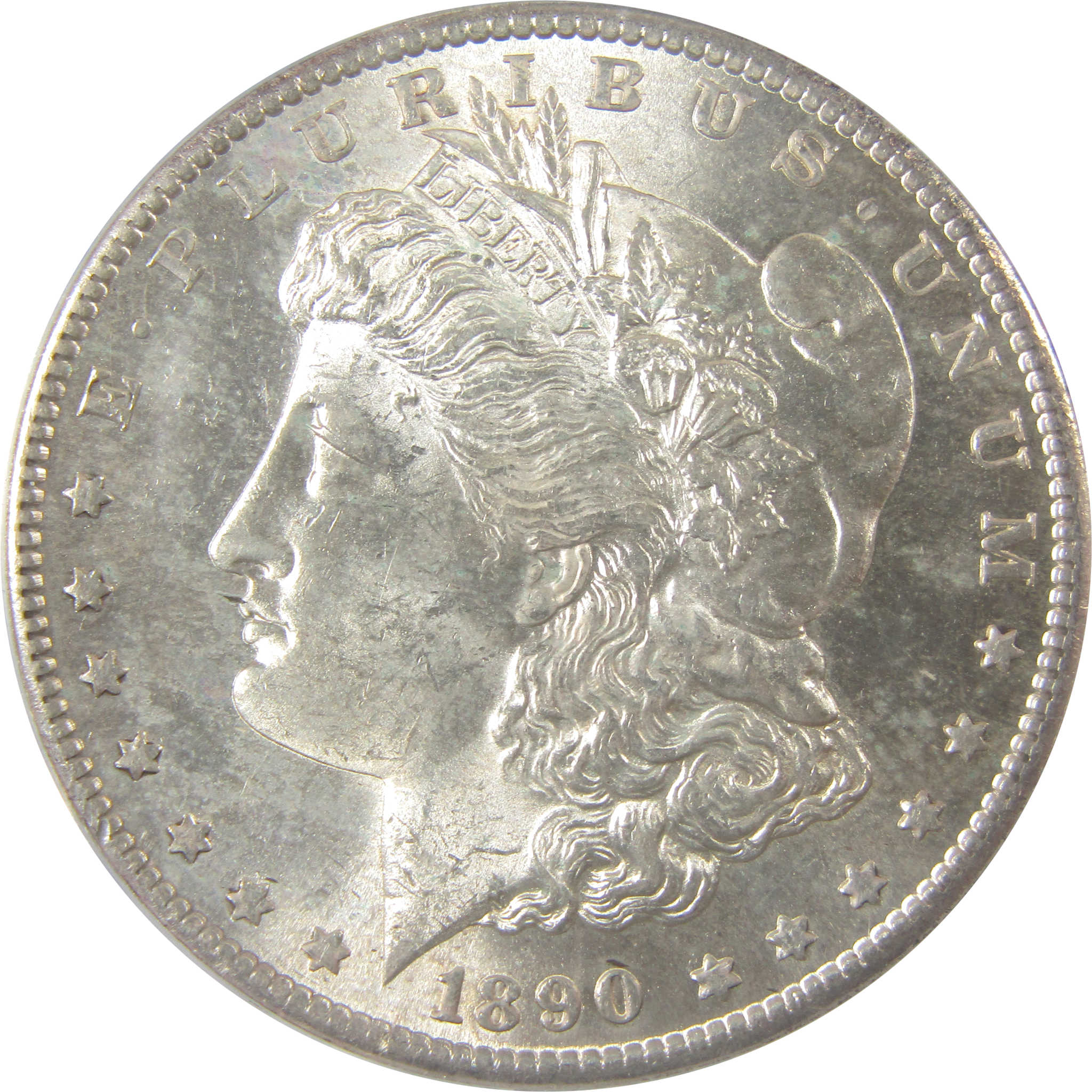 1890 S Morgan Silver Dollar MS 63 ANACS Uncirculated SKU:I24098