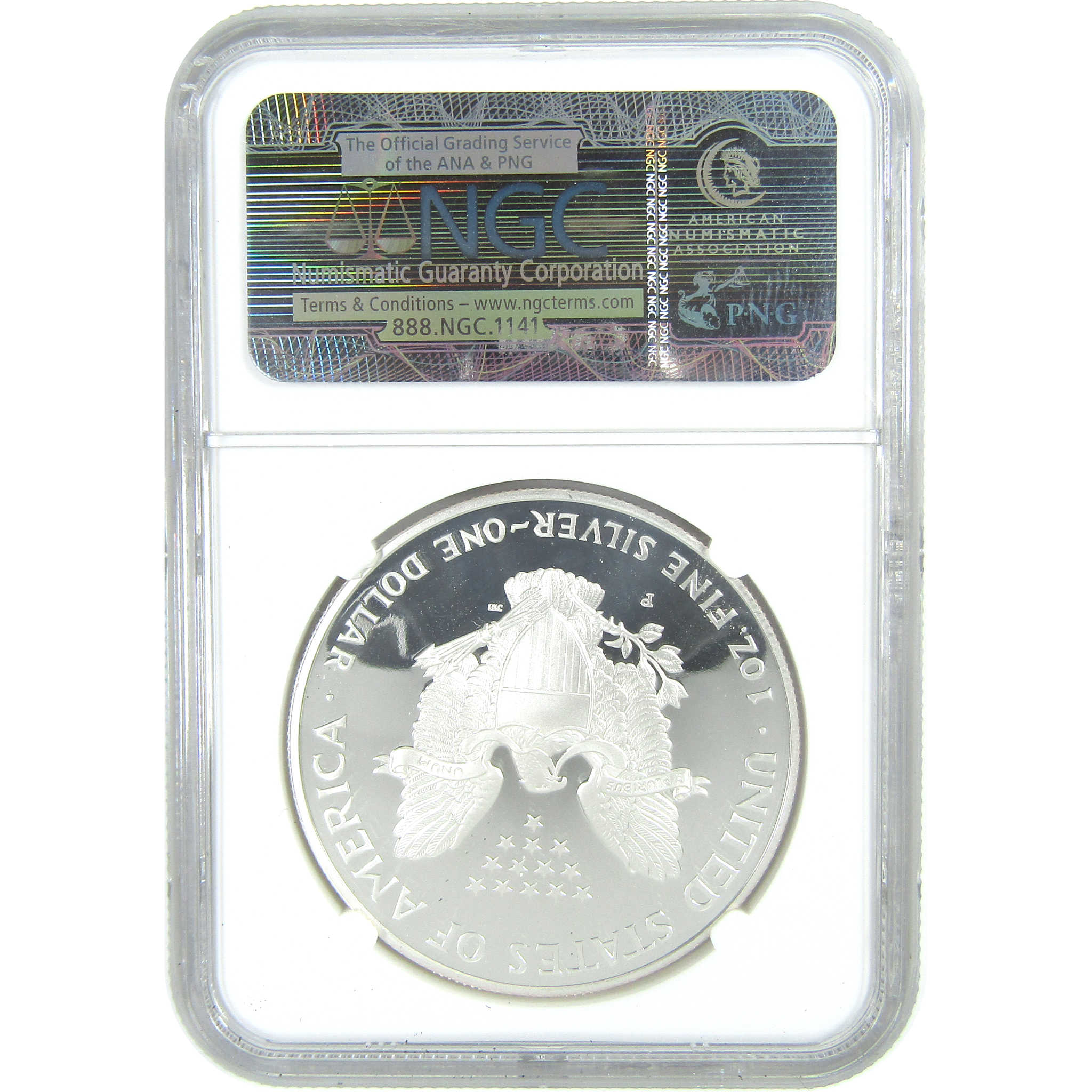 1996 P American Silver Eagle PF 69 UCAM NGC Proof $1 SKU:CPC9582