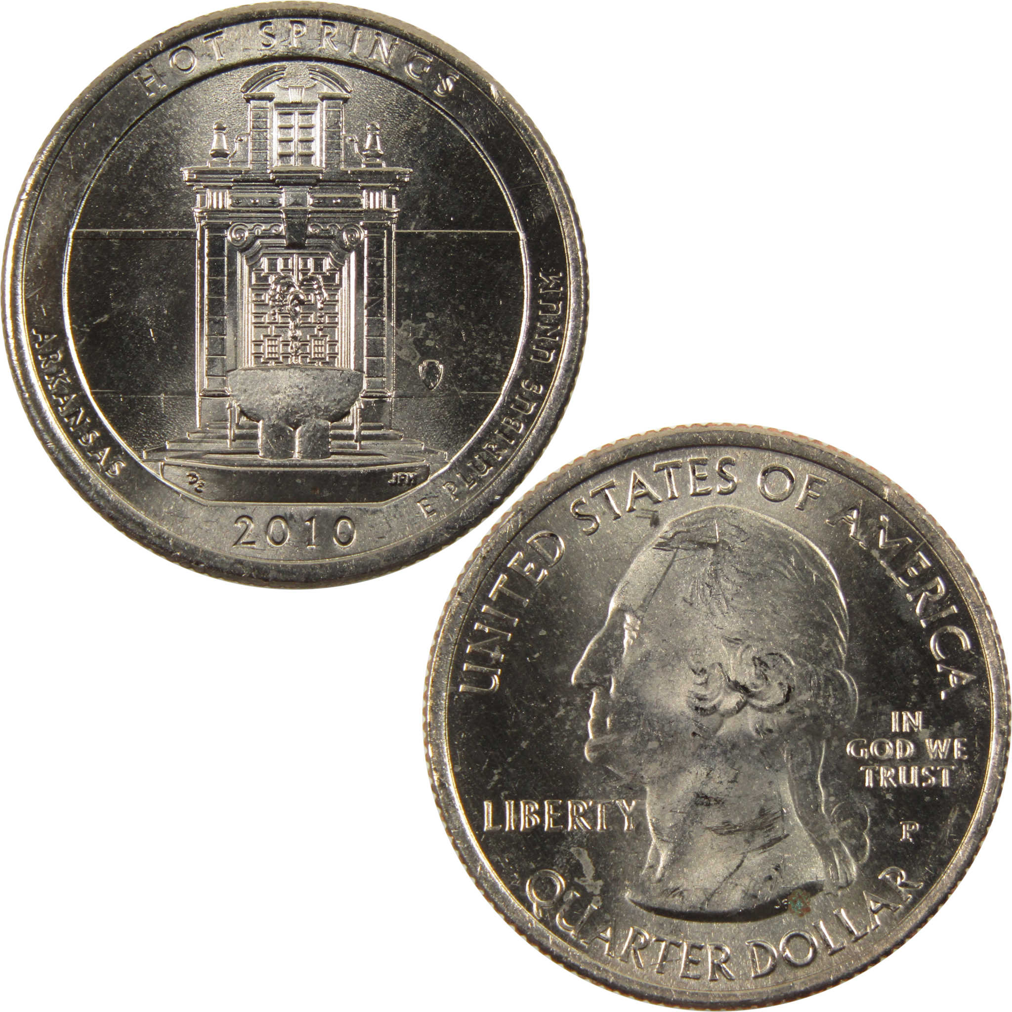 2010 P Hot Springs National Park Quarter BU Uncirculated Clad 25c Coin