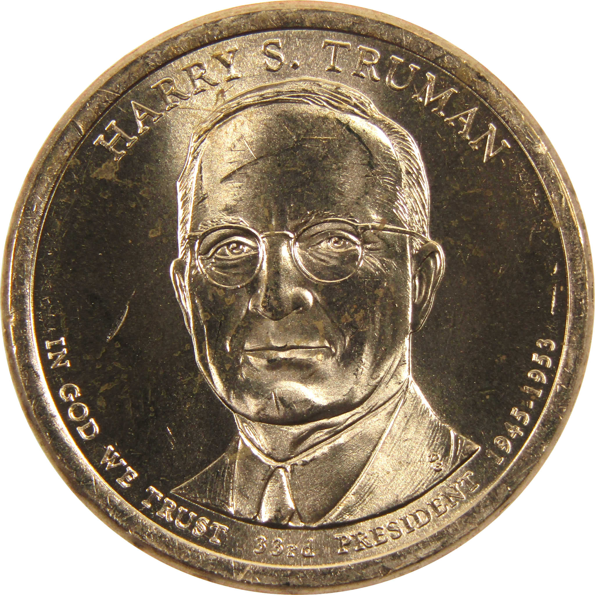 2015 P Harry S Truman Presidential Dollar BU Uncirculated $1 Coin