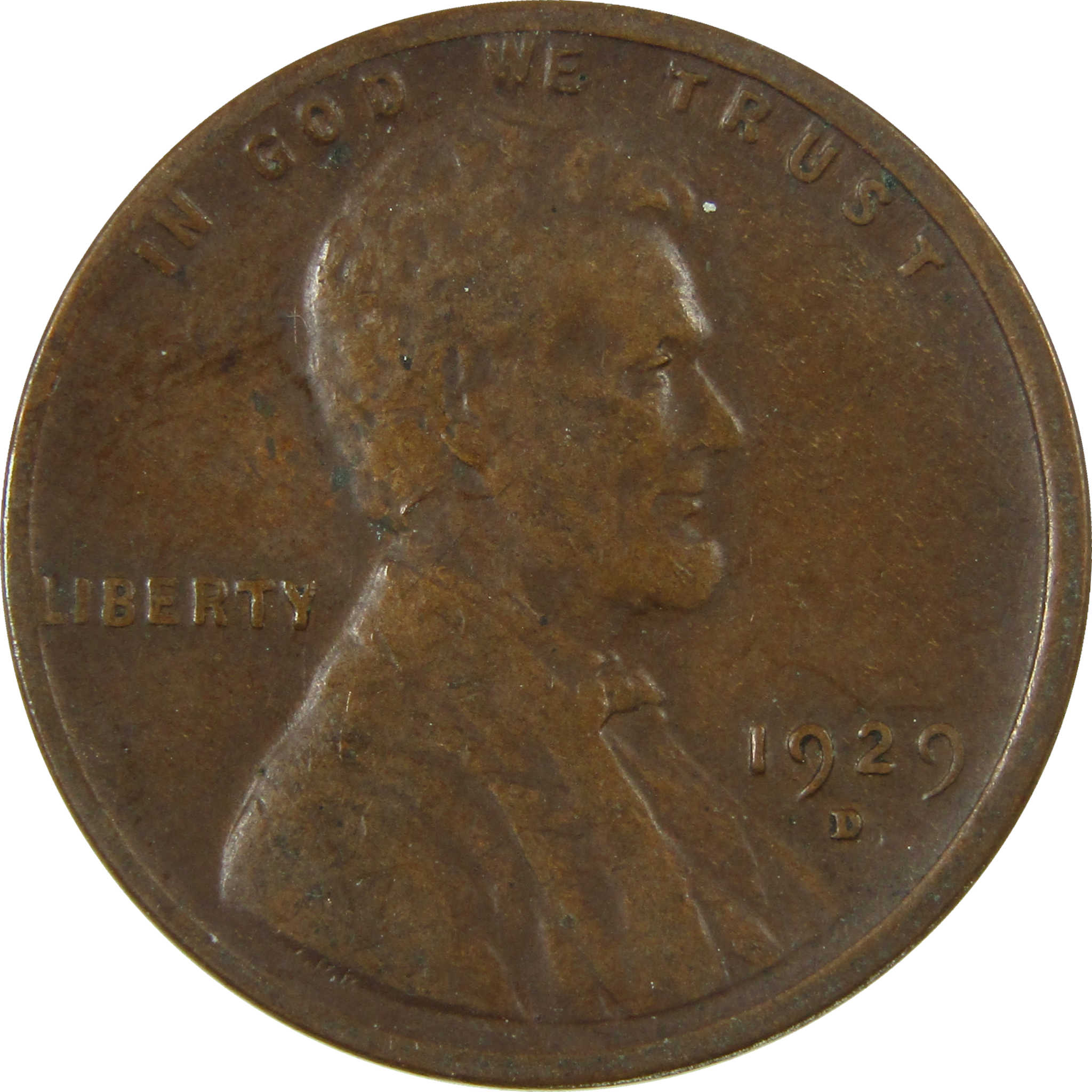 1929 D Lincoln Wheat Cent VG Very Good Penny 1c Coin SKU:I27204