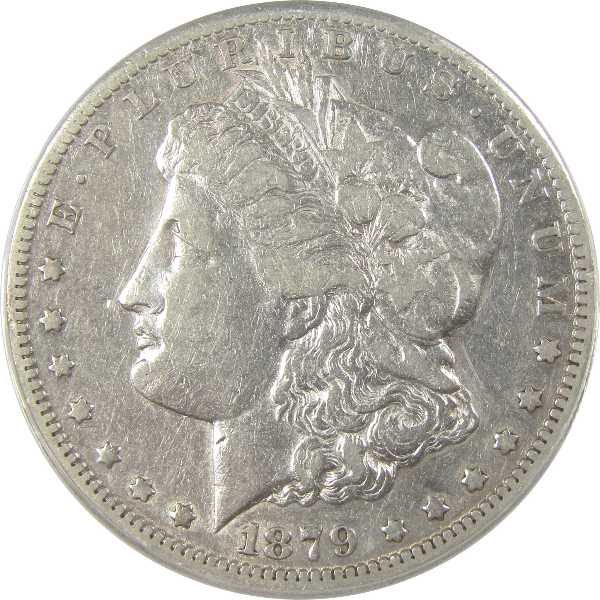 1879 CC Morgan Dollar VF 35 Details ANACS Silver $1 Coin SKU:I21892 - Morgan coin - Morgan silver dollar - Morgan silver dollar for sale - Profile Coins &amp; Collectibles