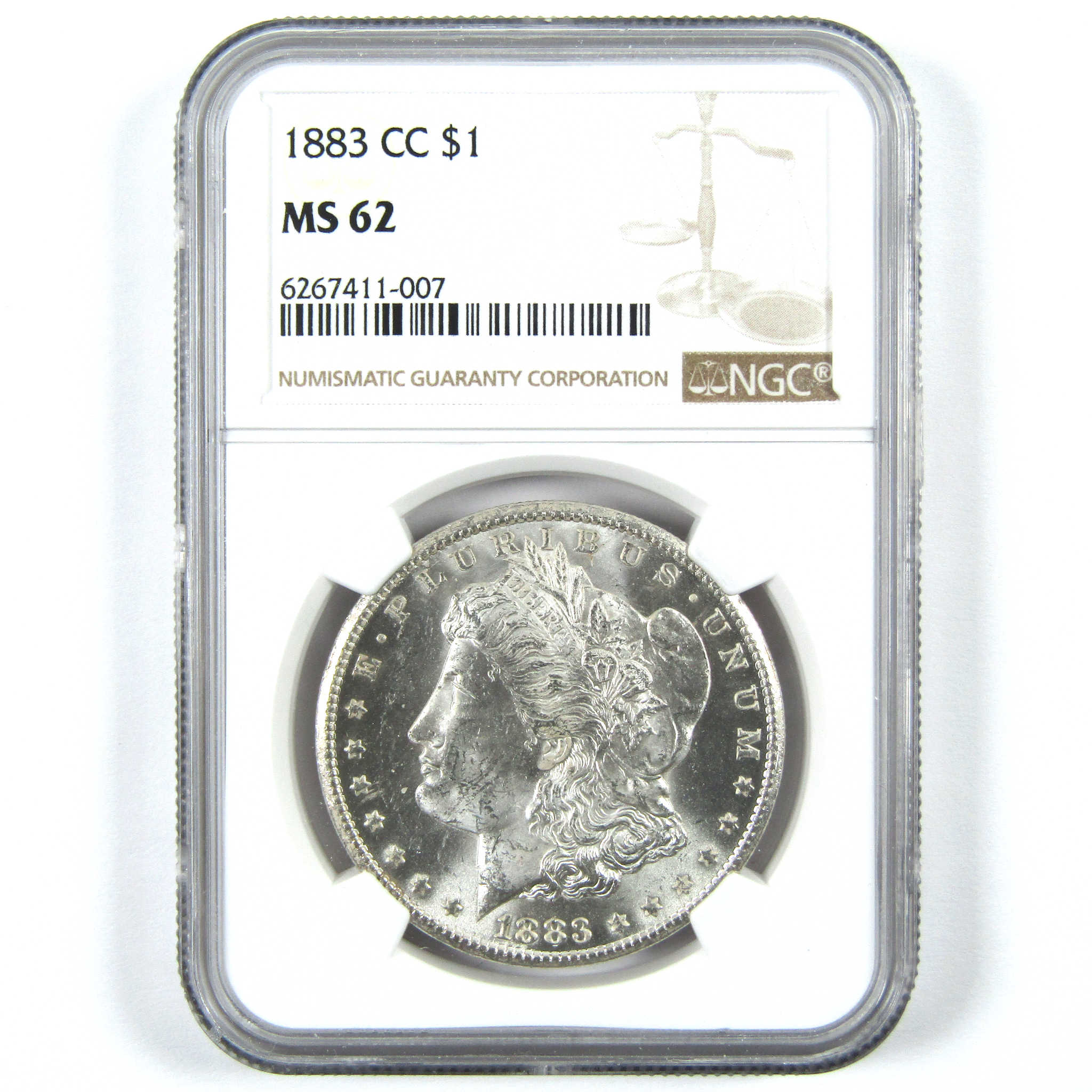 1883 CC Morgan Dollar MS 62 NGC Silver $1 Uncirculated Coin SKU:I14861 - Morgan coin - Morgan silver dollar - Morgan silver dollar for sale - Profile Coins &amp; Collectibles