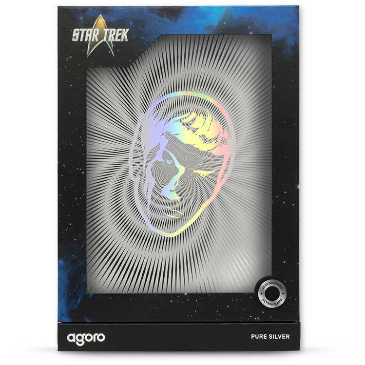2026 Niue Star Trek Spock Collectible Silver Foil Proof SKU:OPC264