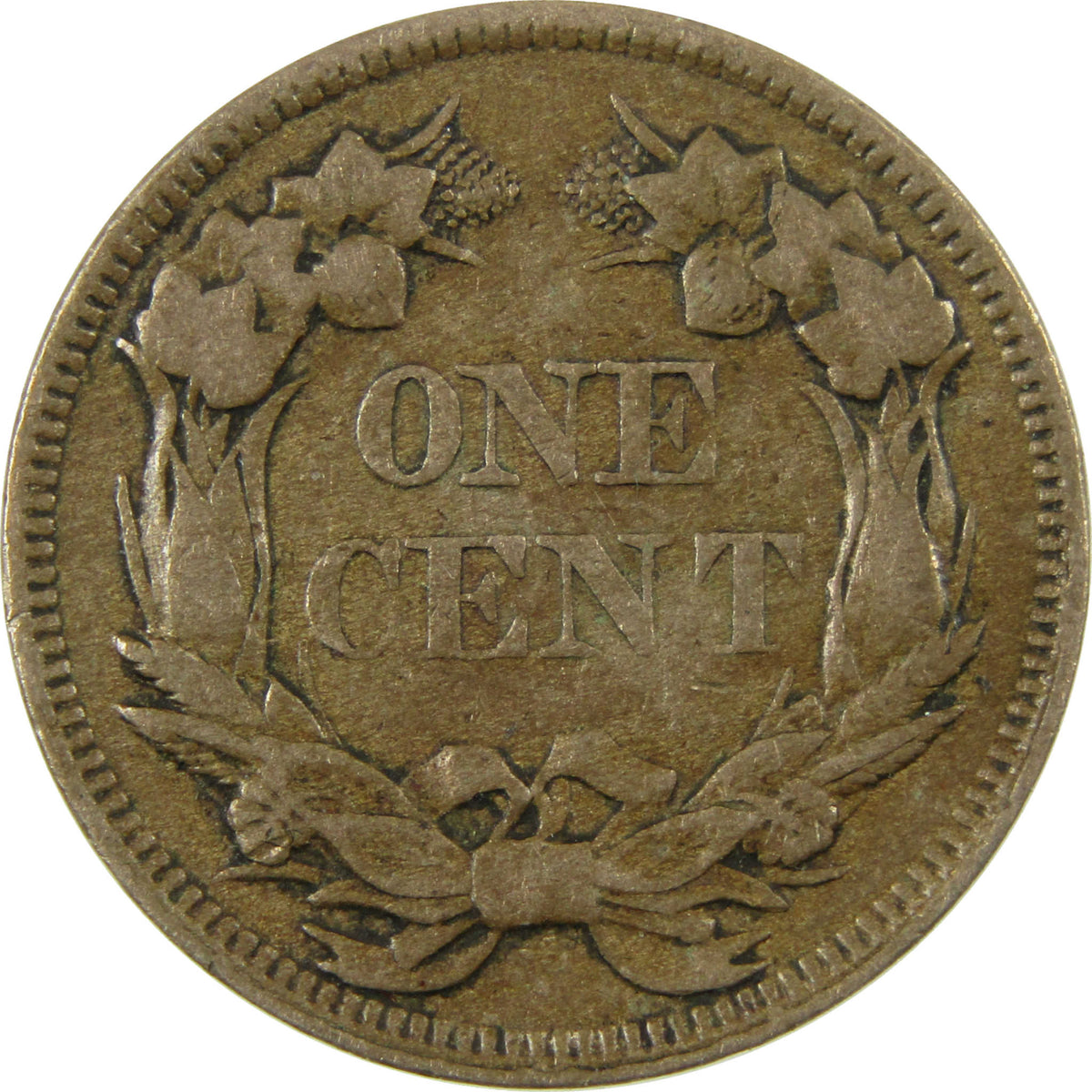 1857 Flying Eagle Cent VF Very Fine Penny 1c Coin SKU:CP1711