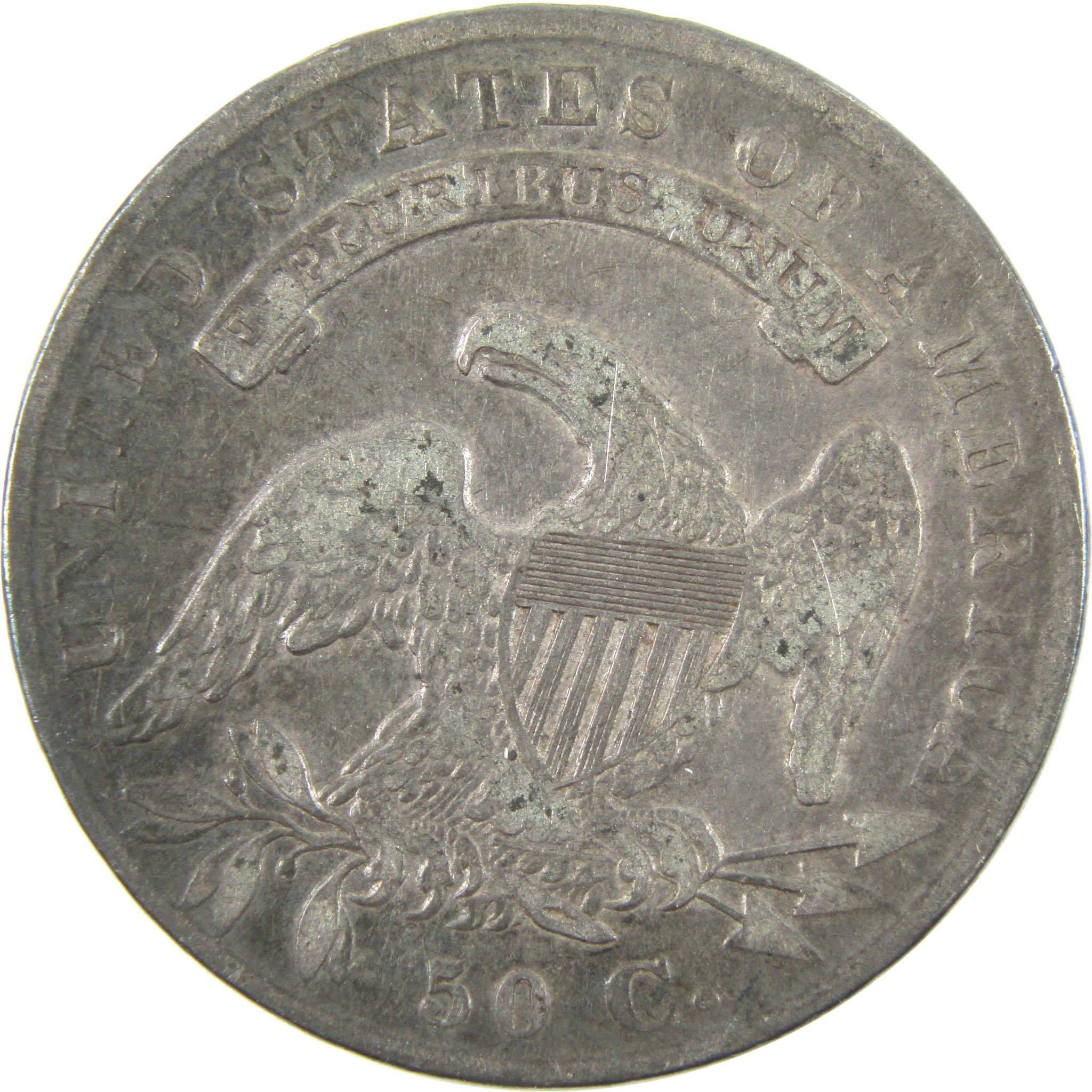 1834 Small Date, Stars, Letters Capped Bust Half Dollar VF SKU:I14900