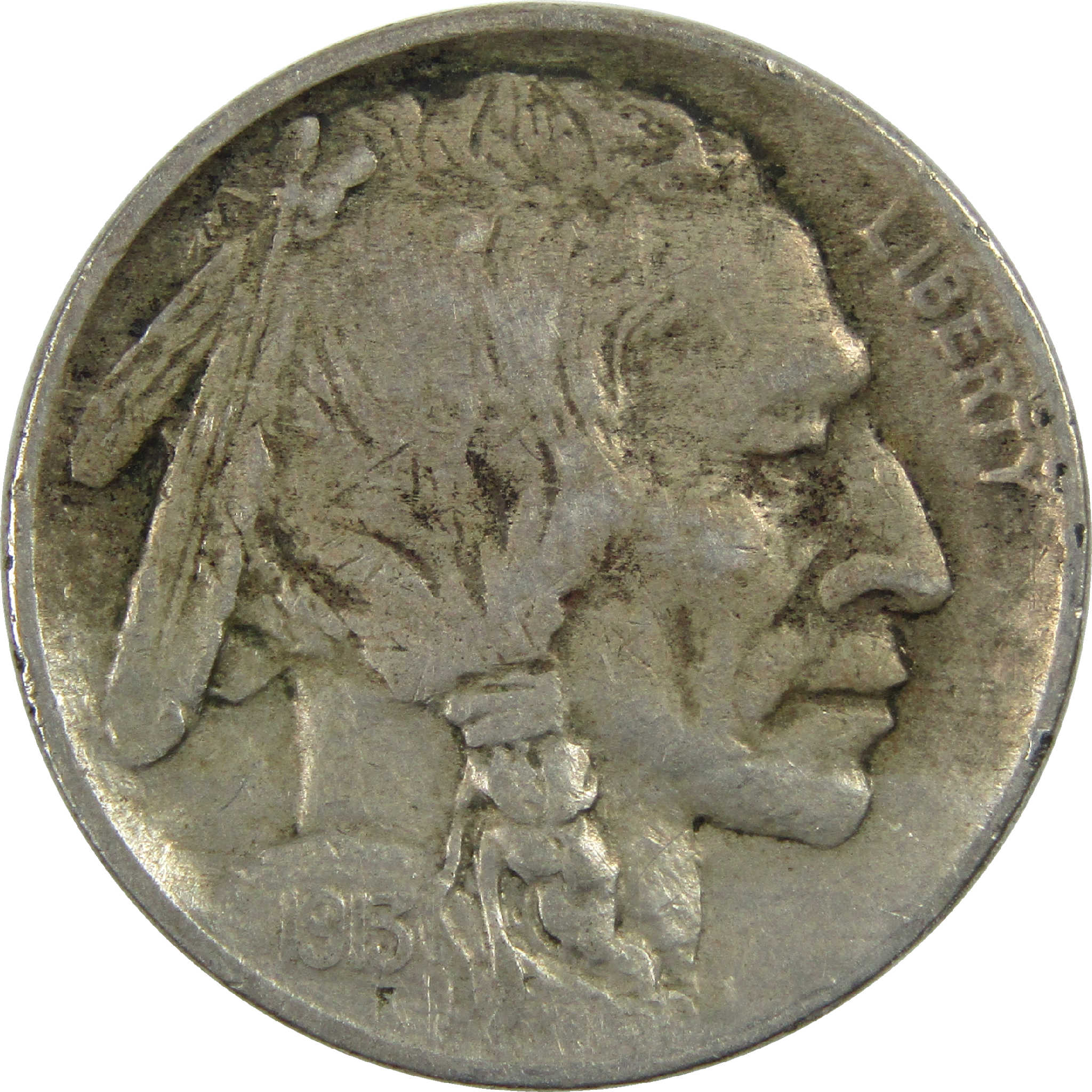 1913 Type 1 Indian Head Buffalo Nickel XF EF Extremely Fine SKU:I12598