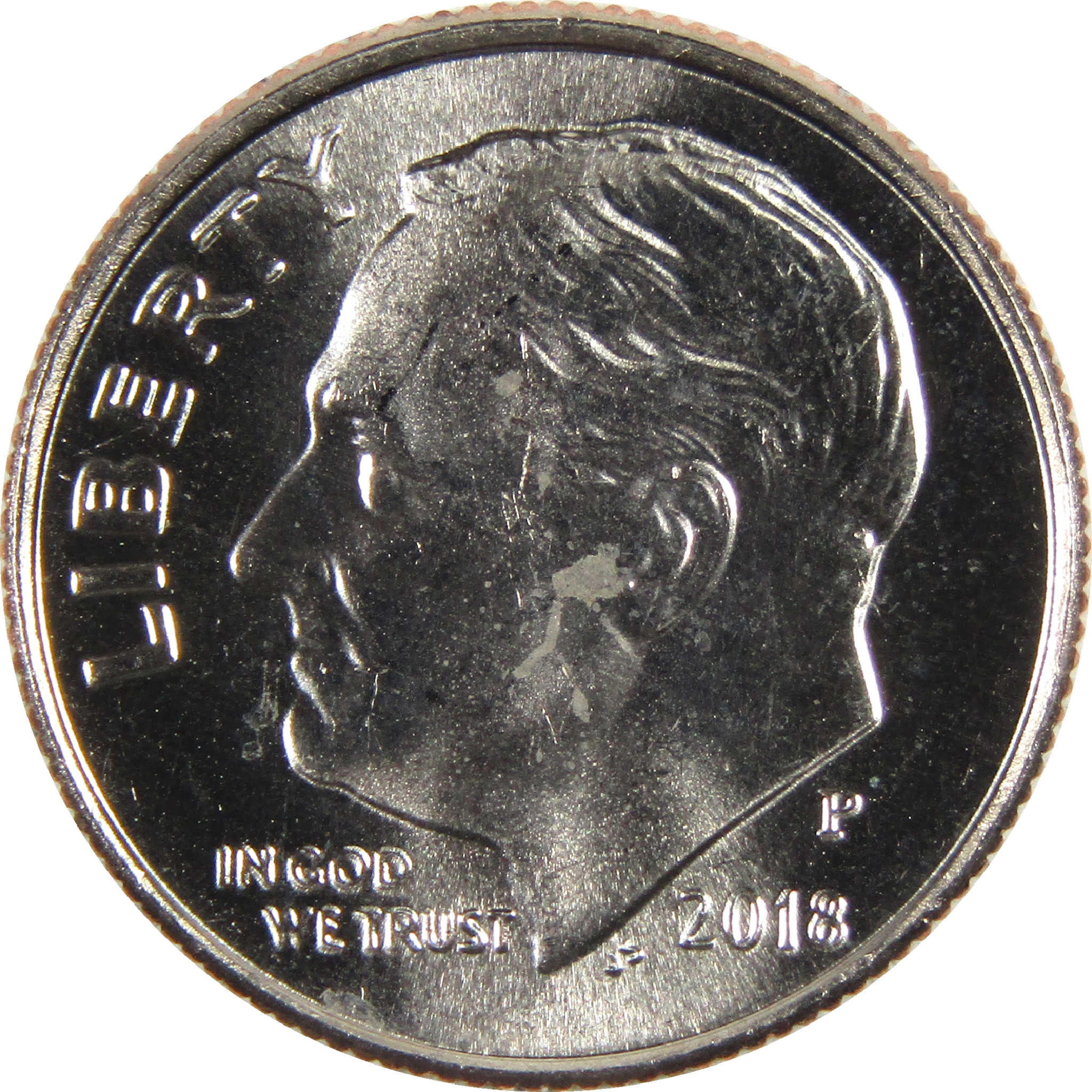 2018 P Roosevelt Dime Uncirculated Clad 10c Coin