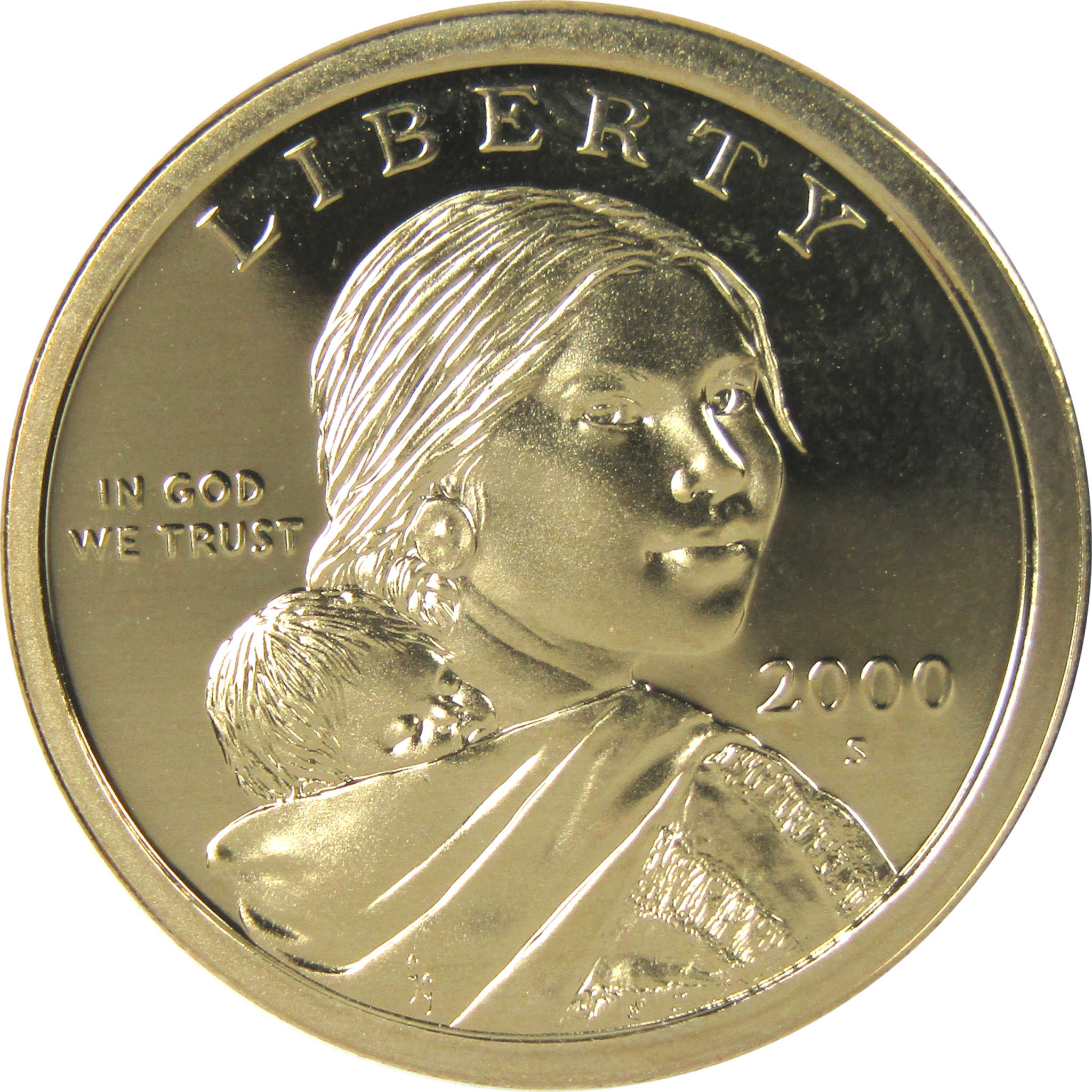 2000 S Sacagawea Native American Dollar Choice Proof $1 Coin