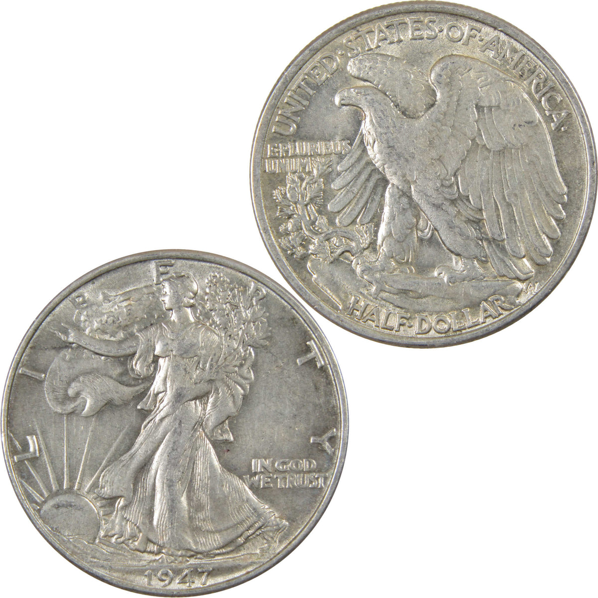 1947 Liberty Walking 50c CH AU Choice About Uncirculated SKU:I28653