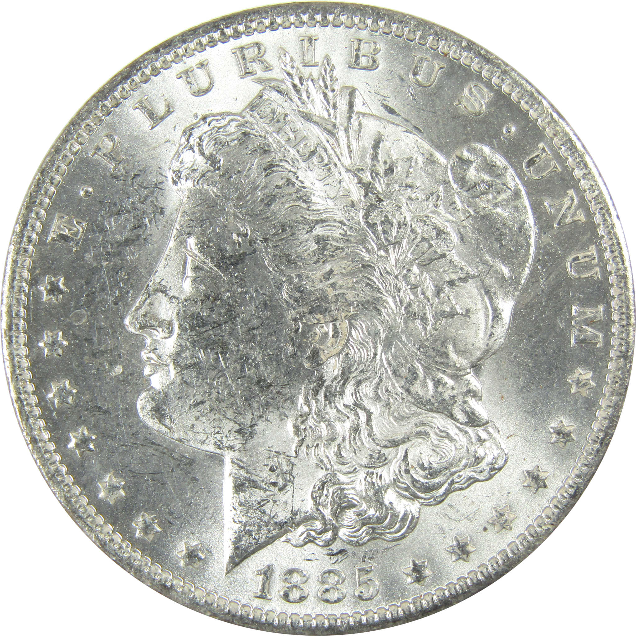 1885 O Morgan Silver Dollar Uncirculated Mint State $1 Coin SKU:I27470