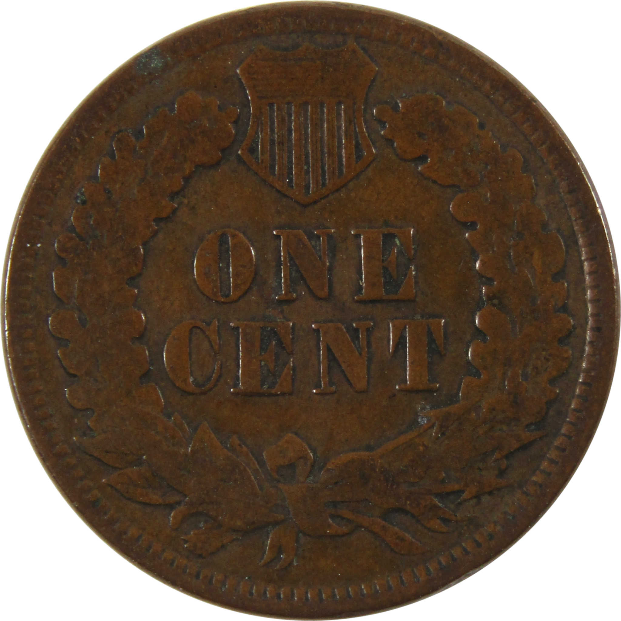 1878 Indian Head Cent F Fine Penny 1c Coin SKU:I9896