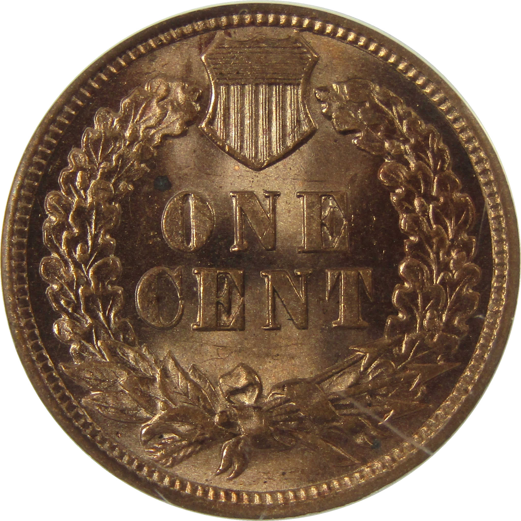 1909 Indian Head Cent MS 63 RB ANACS Uncirculated Penny SKU:I28317