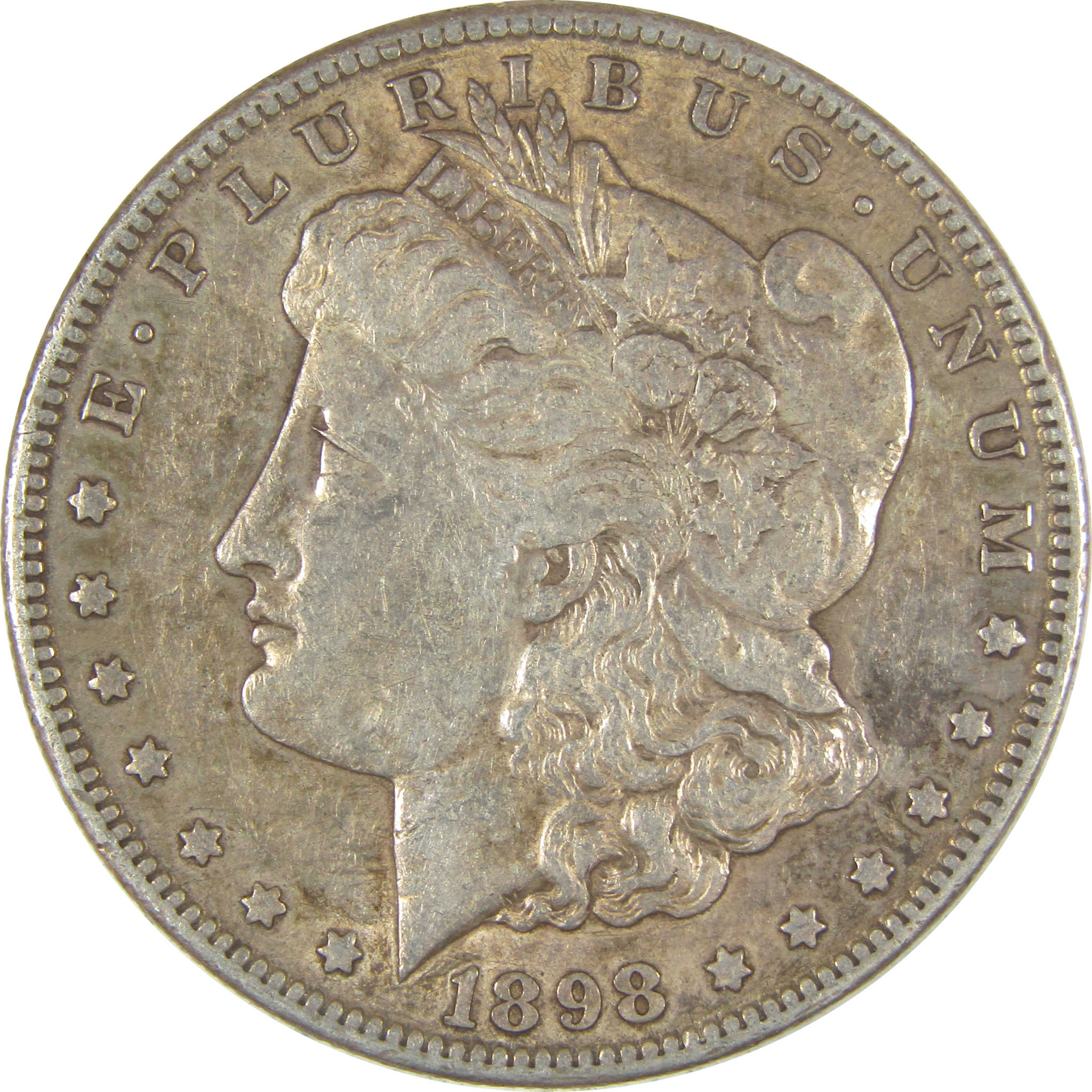1898 S Morgan Dollar XF EF Extremely Fine Silver $1 Coin SKU:I22565 - Morgan coin - Morgan silver dollar - Morgan silver dollar for sale - Profile Coins &amp; Collectibles