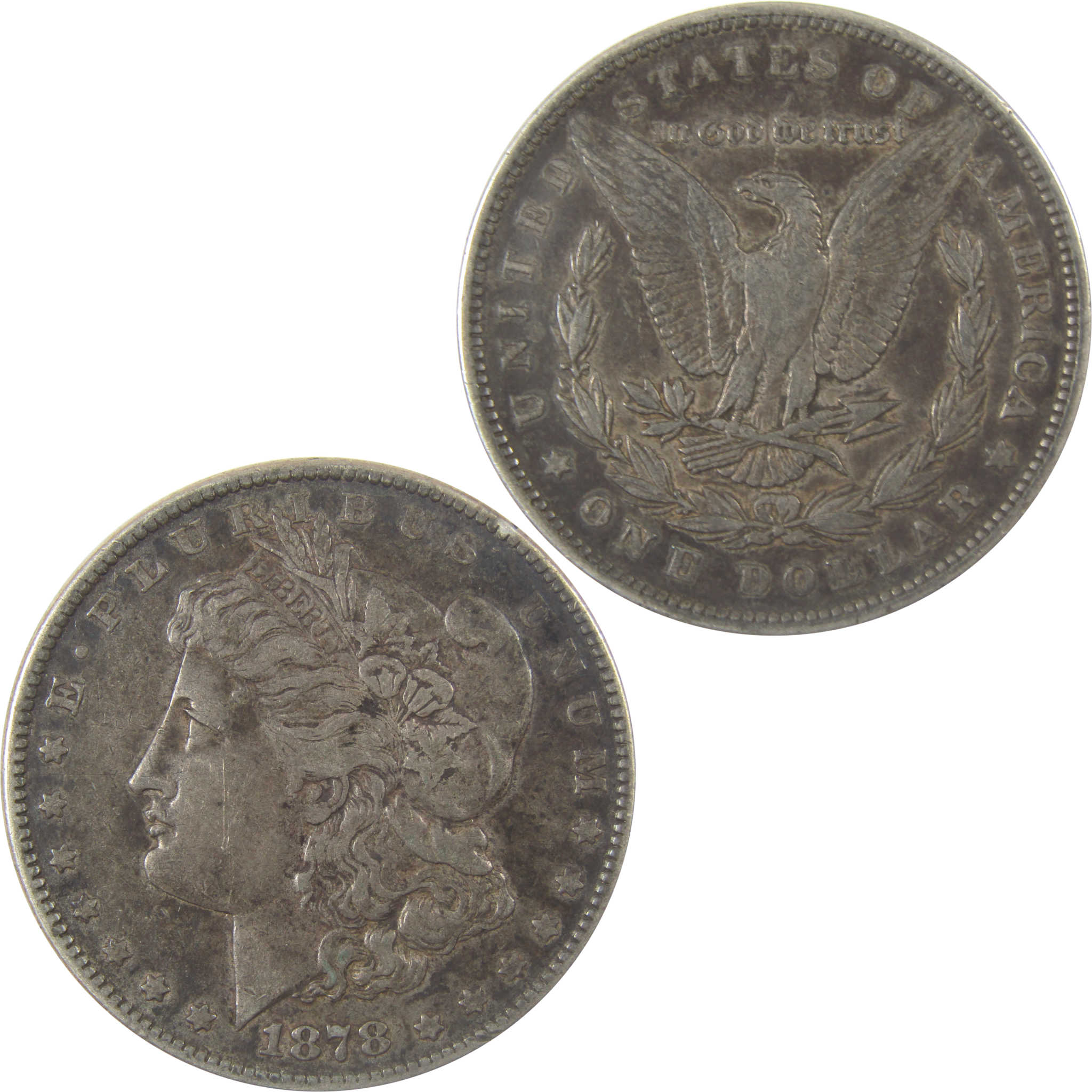 1878 7TF Rev 79 Morgan Silver Dollar VF Very Fine $1 Coin SKU:I24312