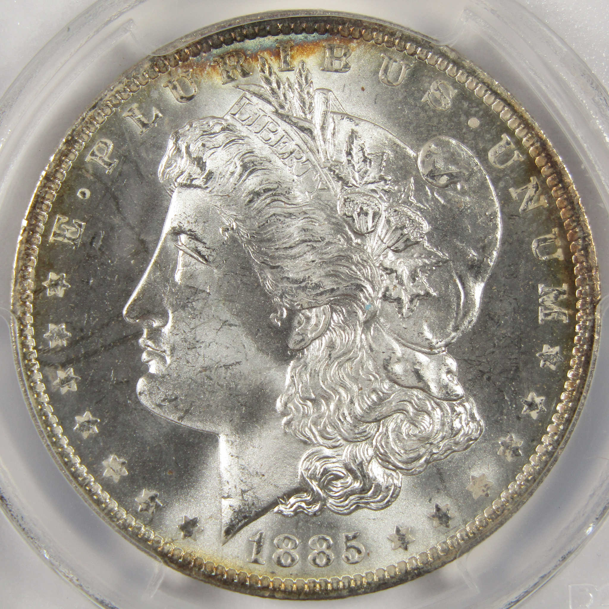 1885 O Morgan Dollar MS 65 PCGS 90% Silver $1 US Coin Collectible - Morgan coin - Morgan silver dollar - Morgan silver dollar for sale - Profile Coins &amp; Collectibles