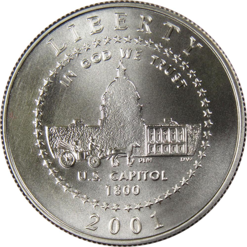 U.S Capitol Visitor Center Commemorative Half Dollar 2001 P BU Clad