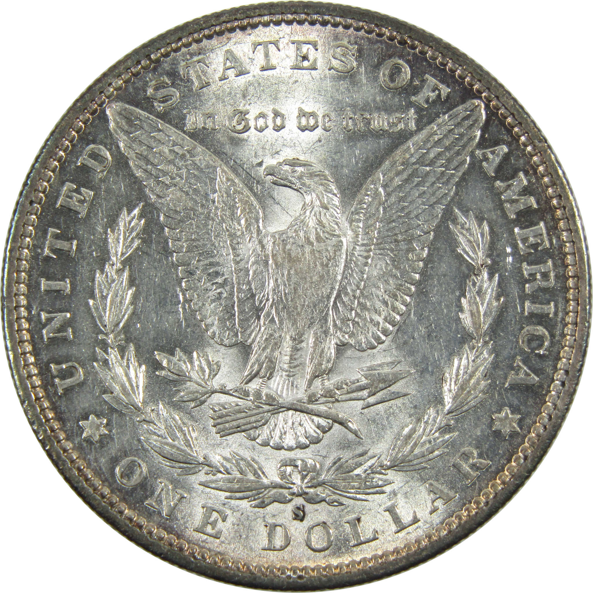 1890 S Morgan Dollar AU About Uncirculated Silver $1 Coin SKU:I14481 - Morgan coin - Morgan silver dollar - Morgan silver dollar for sale - Profile Coins &amp; Collectibles