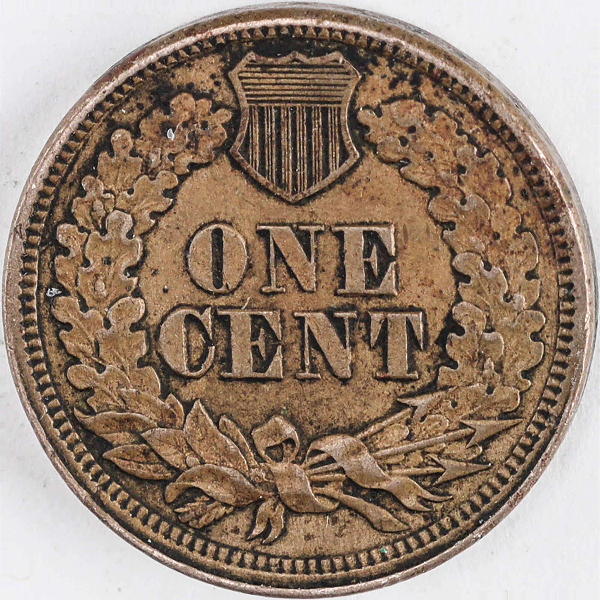 1863 Indian Head Cent XF EF Extremely Fine Copper-Nickel SKU:I12405
