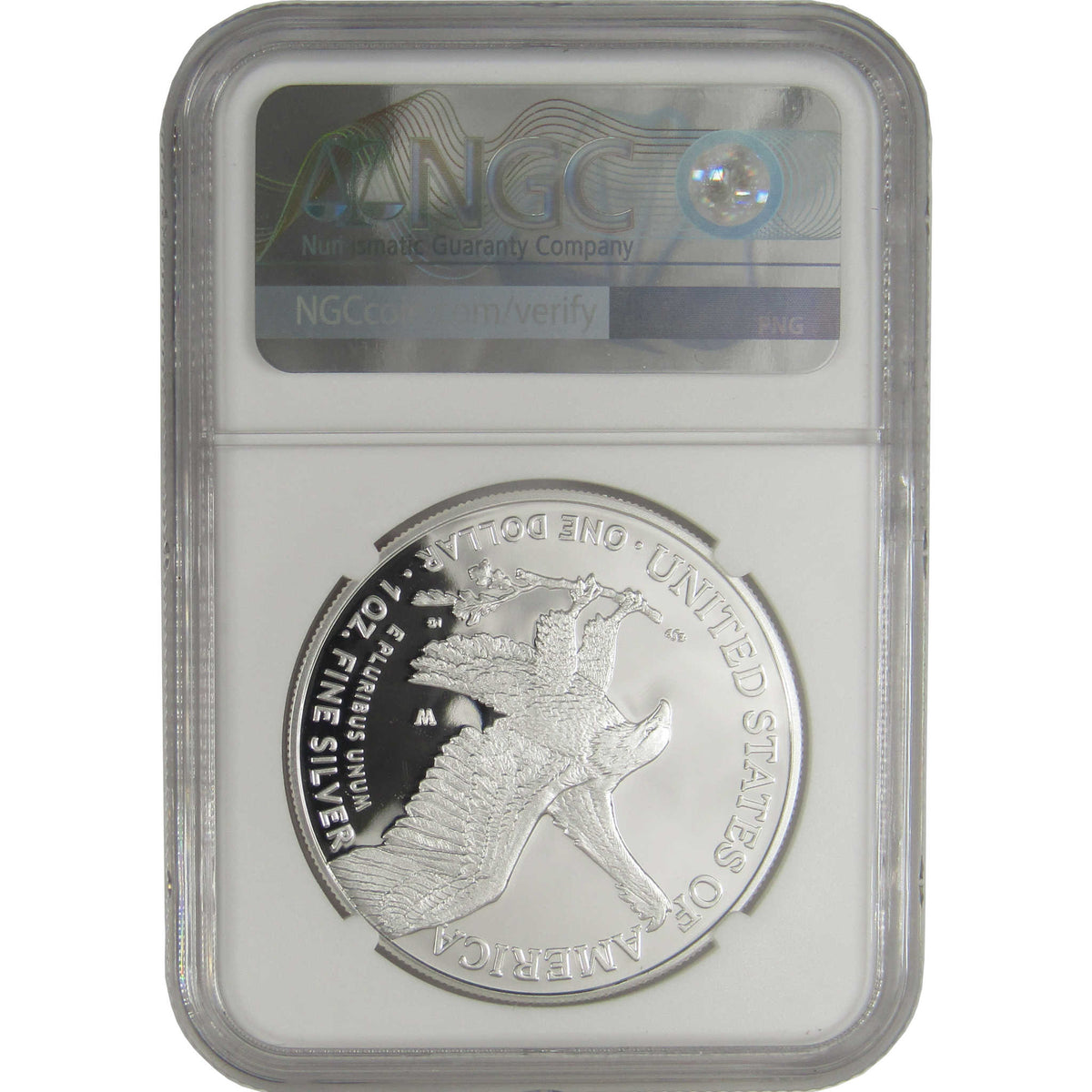 2025 W U.S. Army Privy Mark Silver Eagle PF 70 UCAM NGC First Day