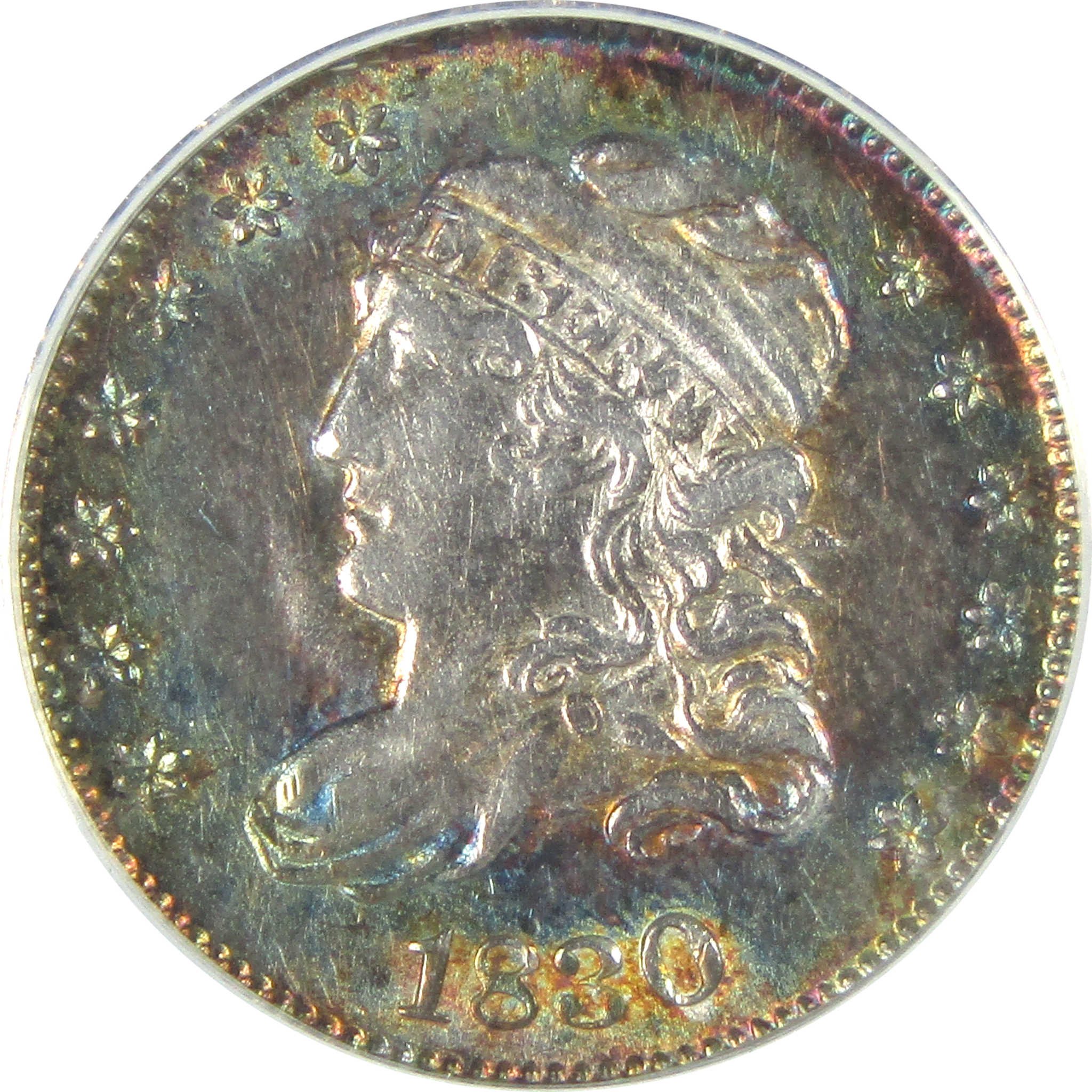 1830 Capped Bust Half Dime AU 55 Details ANACS Silver 5c SKU:I16101