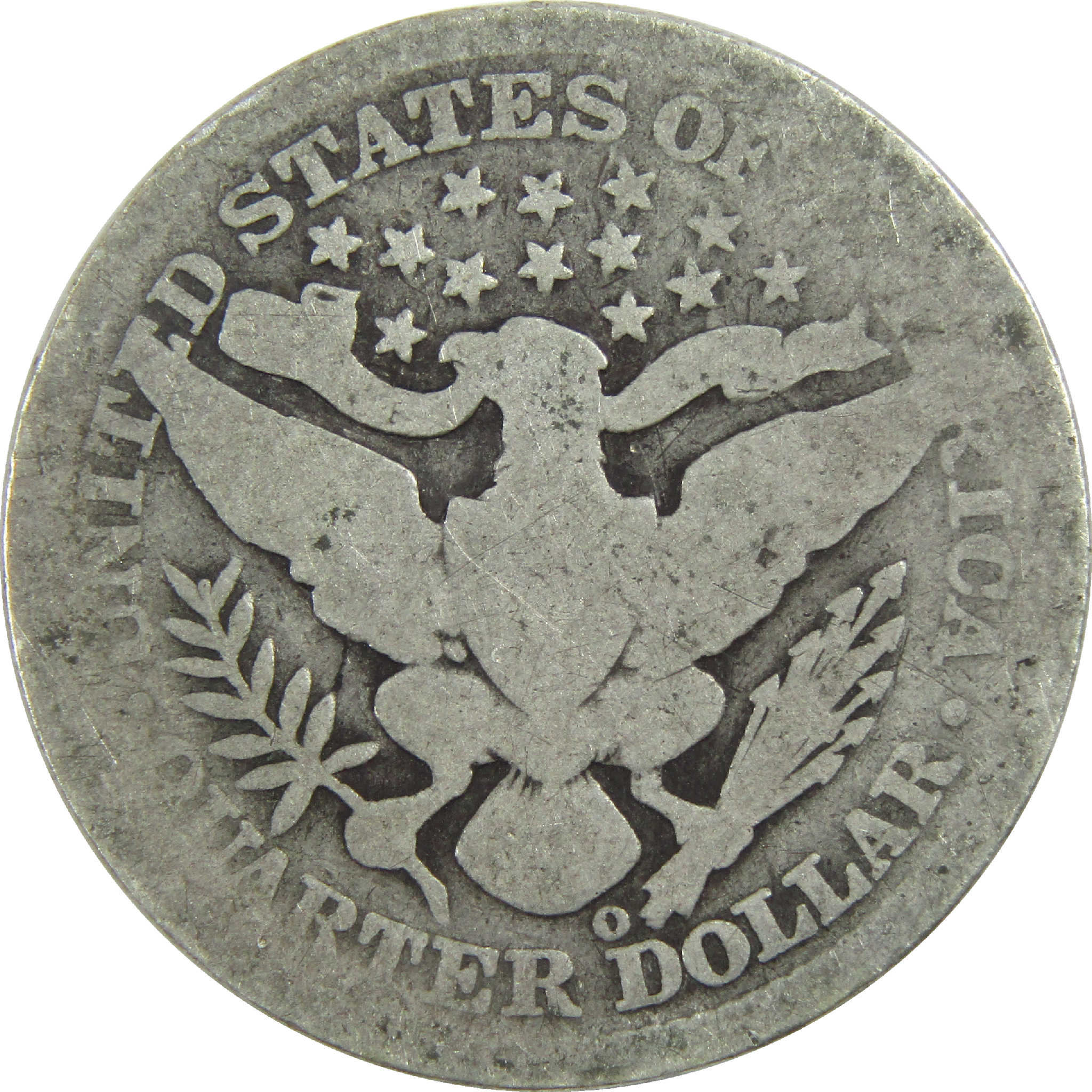 1893 O Barber Quarter AG About Good Silver 25c Coin SKU:I13209