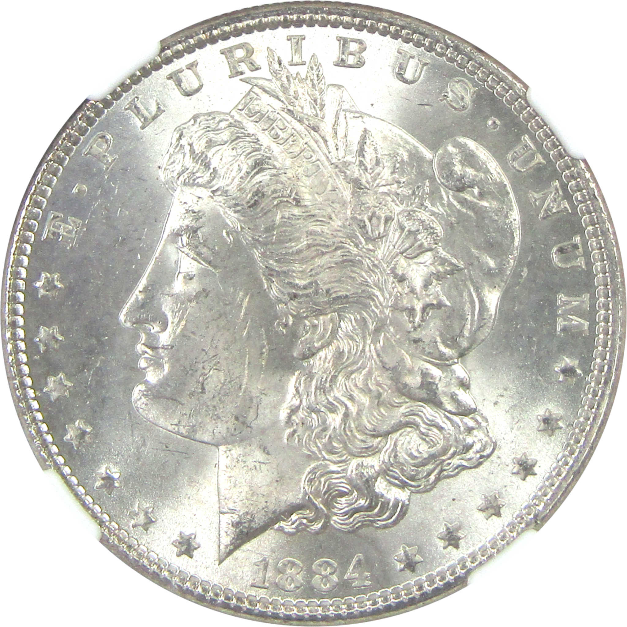 1884 Morgan Dollar MS 64 NGC Silver $1 Uncirculated Coin SKU:I15946 - Morgan coin - Morgan silver dollar - Morgan silver dollar for sale - Profile Coins &amp; Collectibles