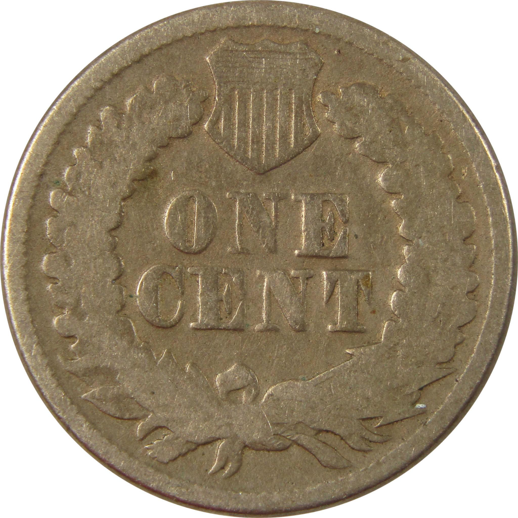 1864 Indian Head Copper-Nickel Cent G Good Details Penny SKU:CP1216