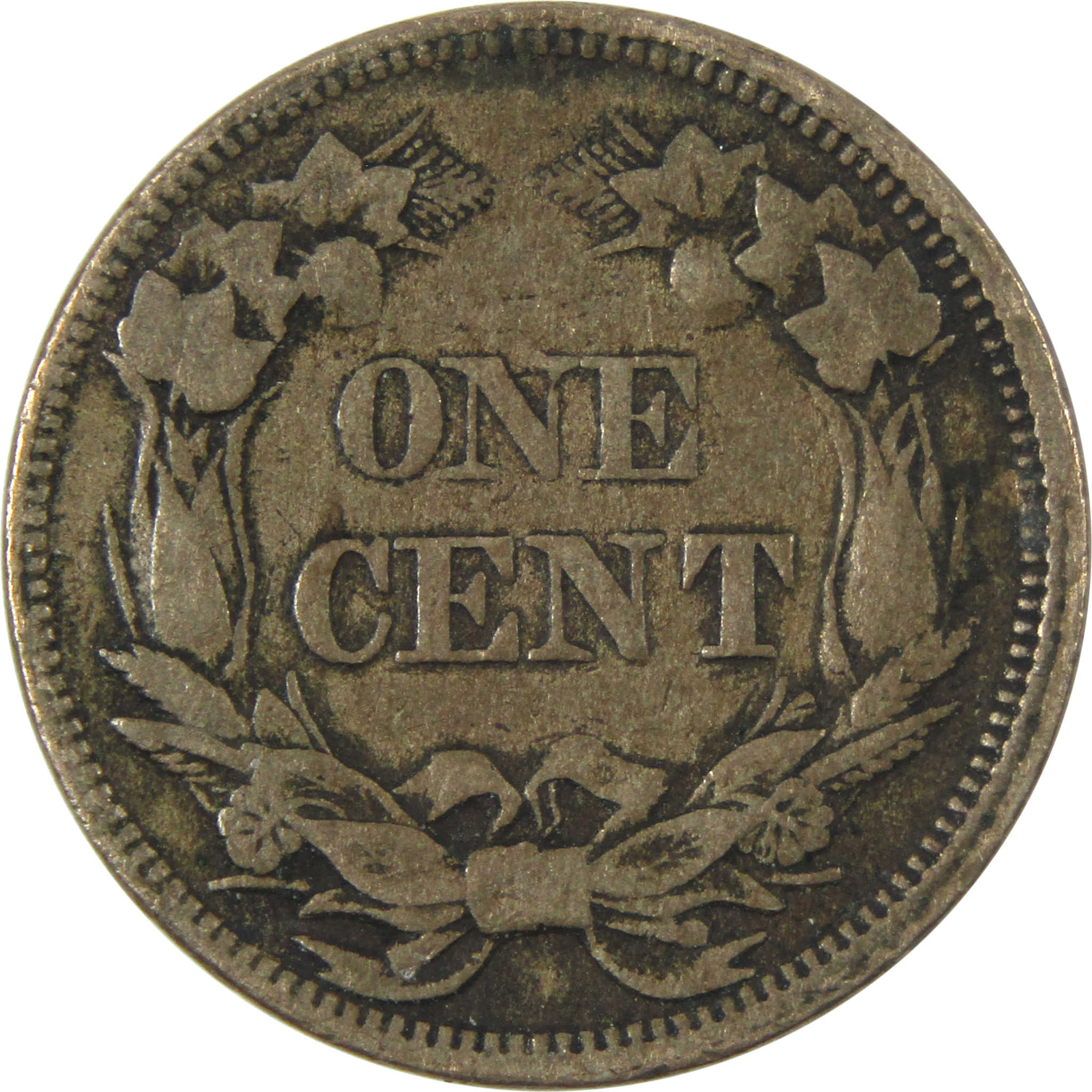 1858 Large Letter Flying Eagle Cent F Fine Copper-Nickel SKU:I14745