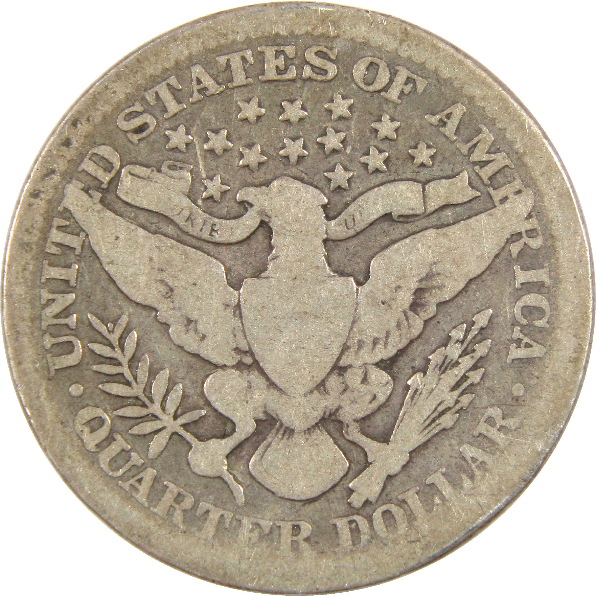 1905 Barber Quarter AG About Good Silver 25c Coin SKU:I11410