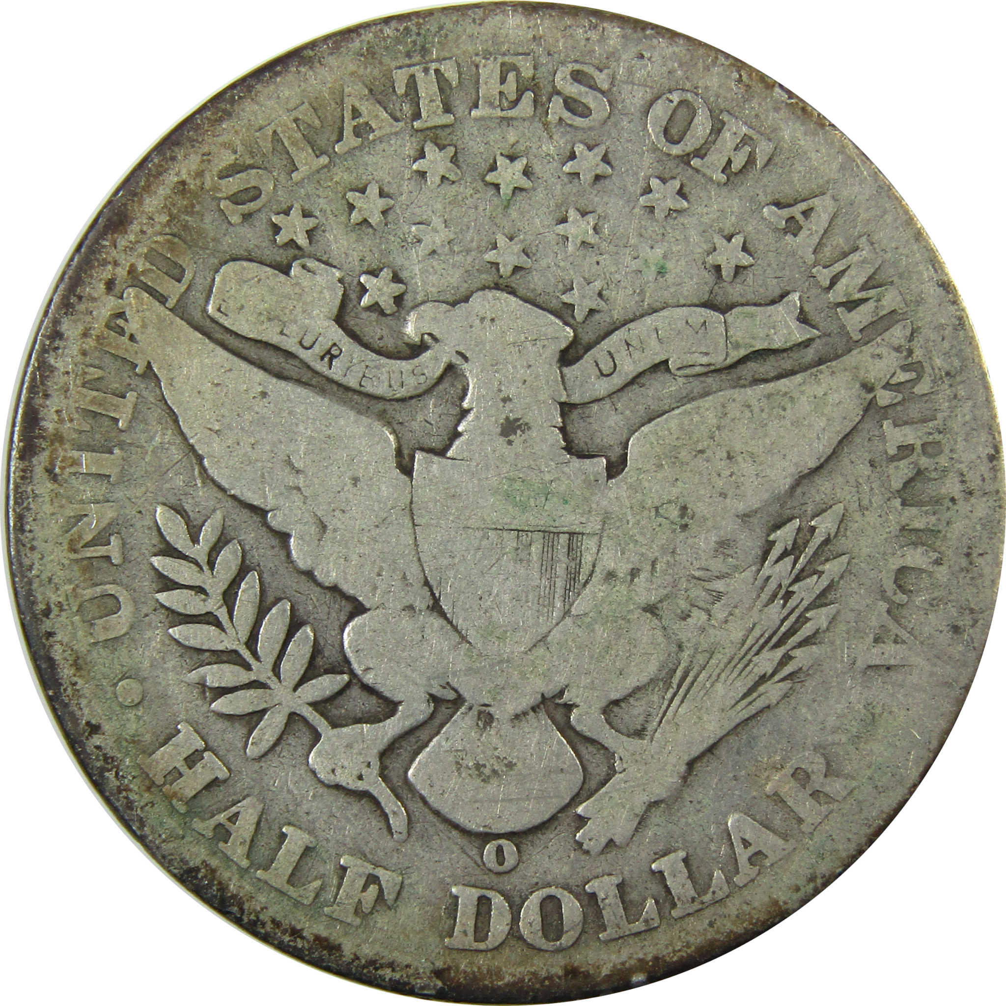 1907 O Barber Silver Half Dollar G Good Details 50c Coin SKU:I25820