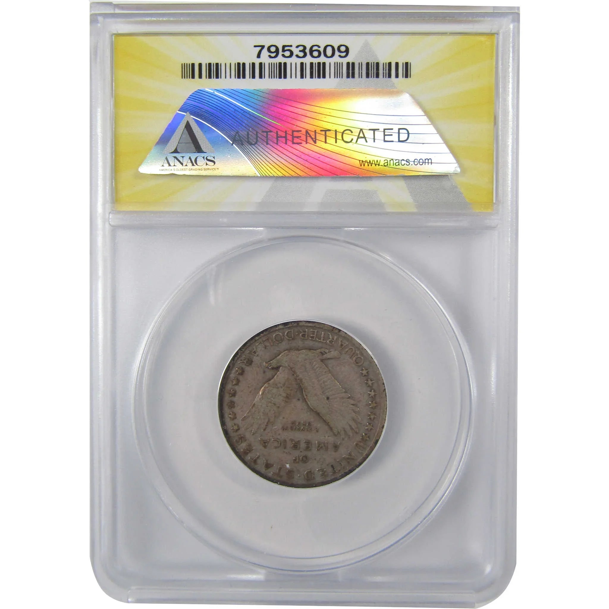 1917 D Type 1 Standing Liberty Quarter VF 35 Details ANACS SKU:I25433