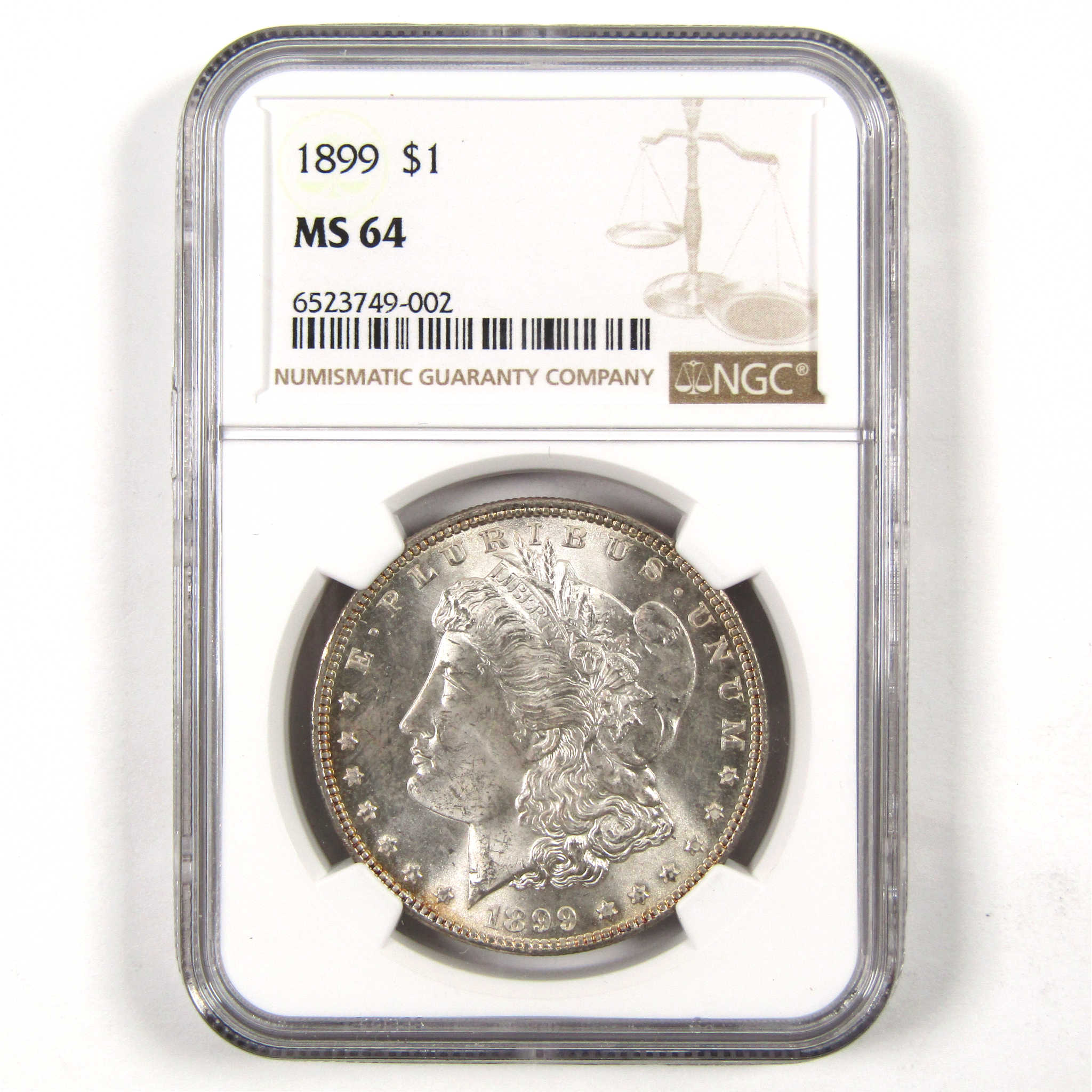 1899 Morgan Dollar MS 64 NGC 90% Silver $1 Uncirculated Coin SKU:I6240 - Morgan coin - Morgan silver dollar - Morgan silver dollar for sale - Profile Coins &amp; Collectibles