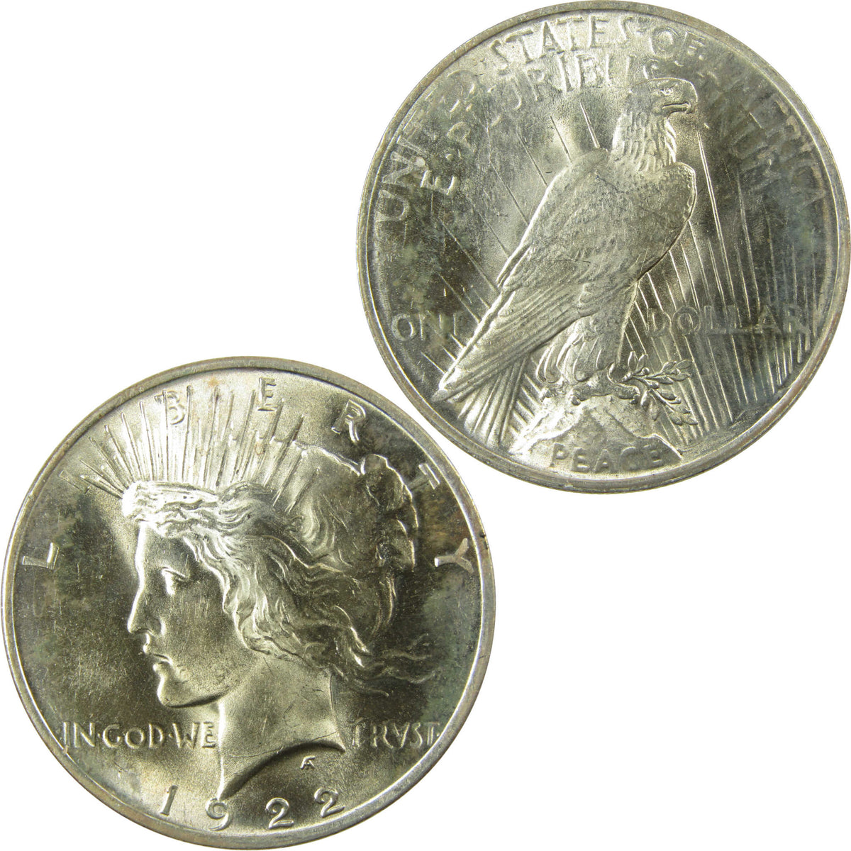 1922 Peace Silver Dollar Uncirculated Mint State $1 Coin SKU:CP1726